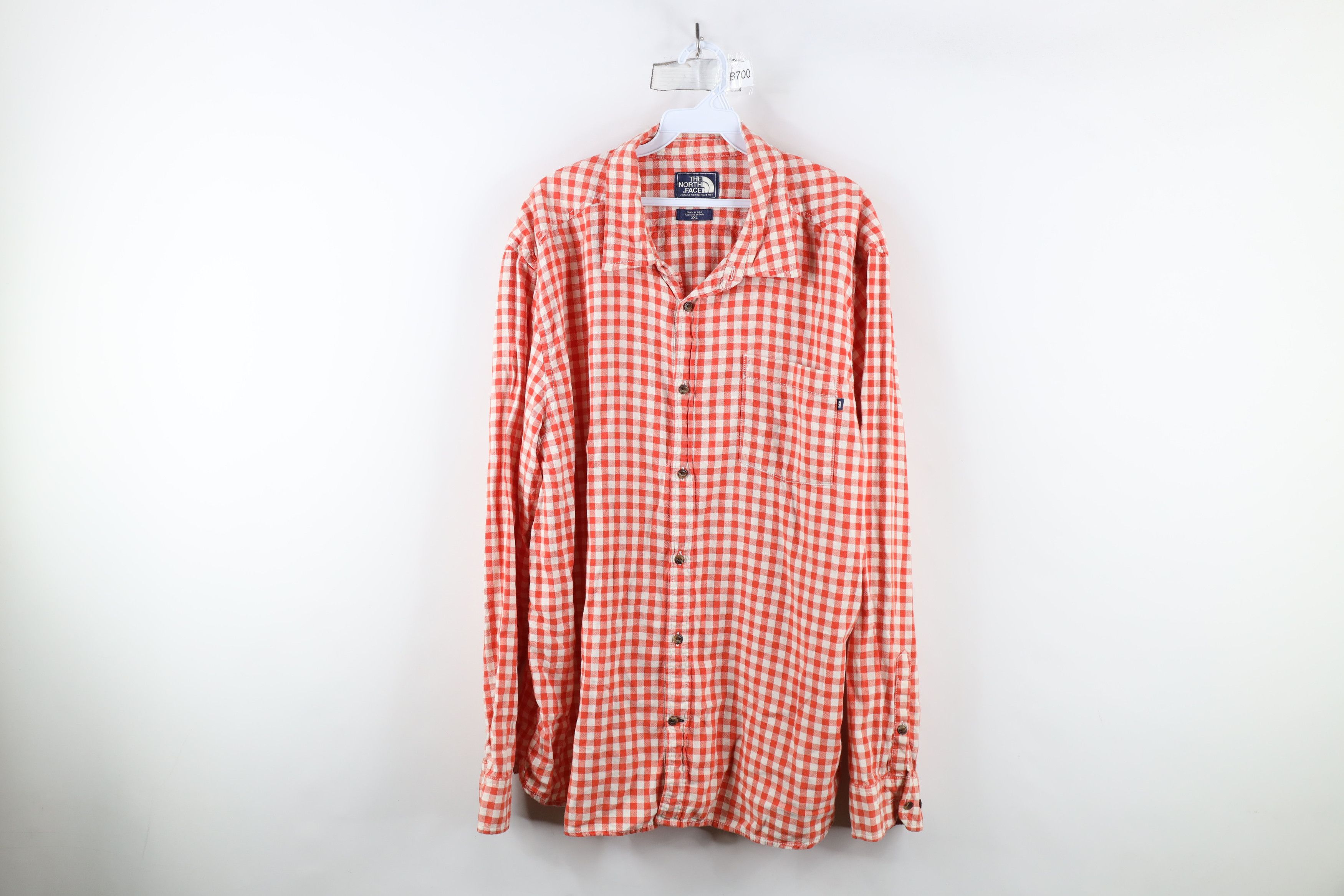 The North Face × Vintage Vintage The North Face Flannel Collared Button Shirt Plaid Size US XXL / EU 58 / 5 - 1 Thumbnail