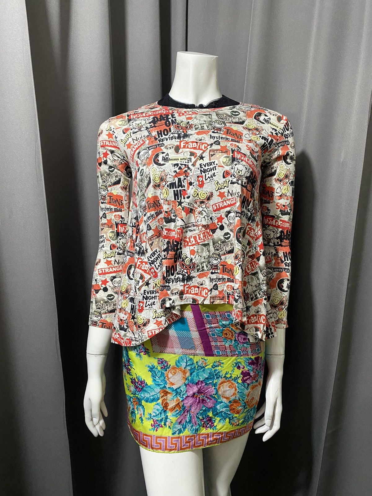 Hysteric Glamour 90s Hysteric Mini AOP shirt Size S / US 4 / IT 40 - 1 Thumbnail