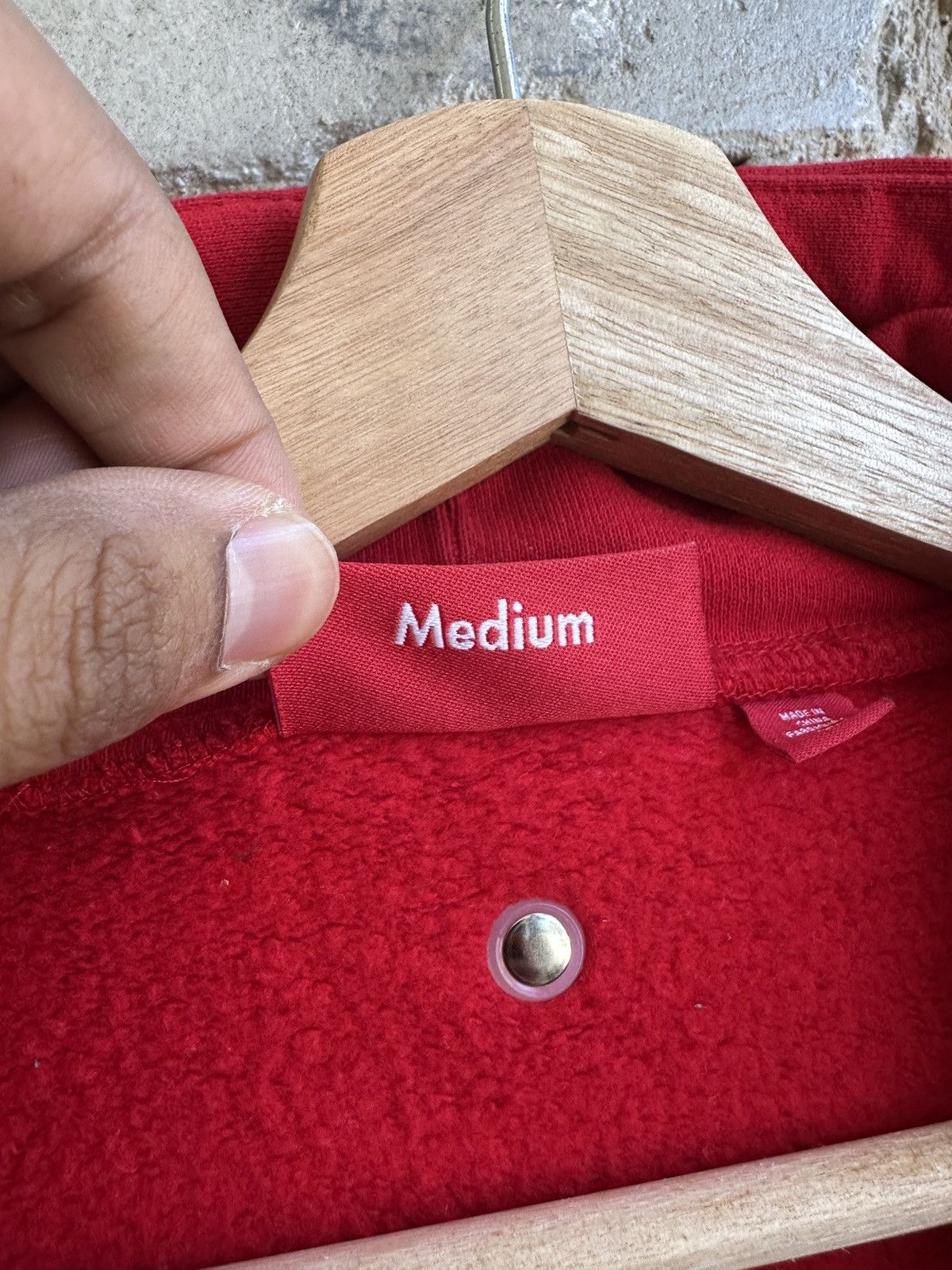 B.B. Simon × Supreme Supreme x BB Simon Zip Hoodie Red Size US M / EU 48-50 / 2 - 6 Thumbnail