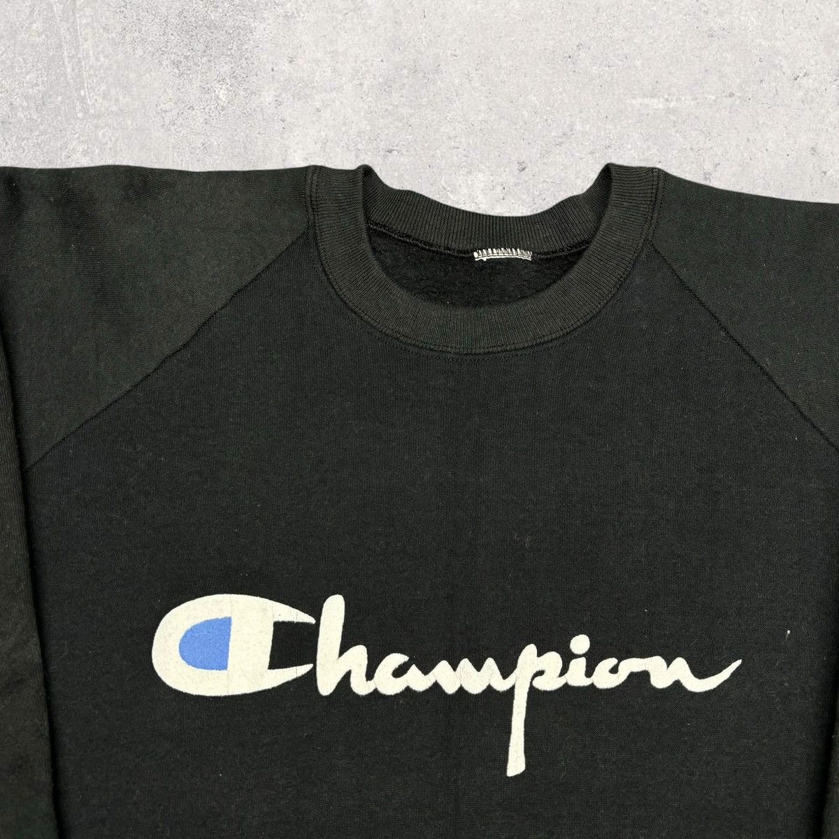 Champion × Vintage 1980s Vintage Champion Sweatshirt Size US XL / EU 56 / 4 - 3 Thumbnail