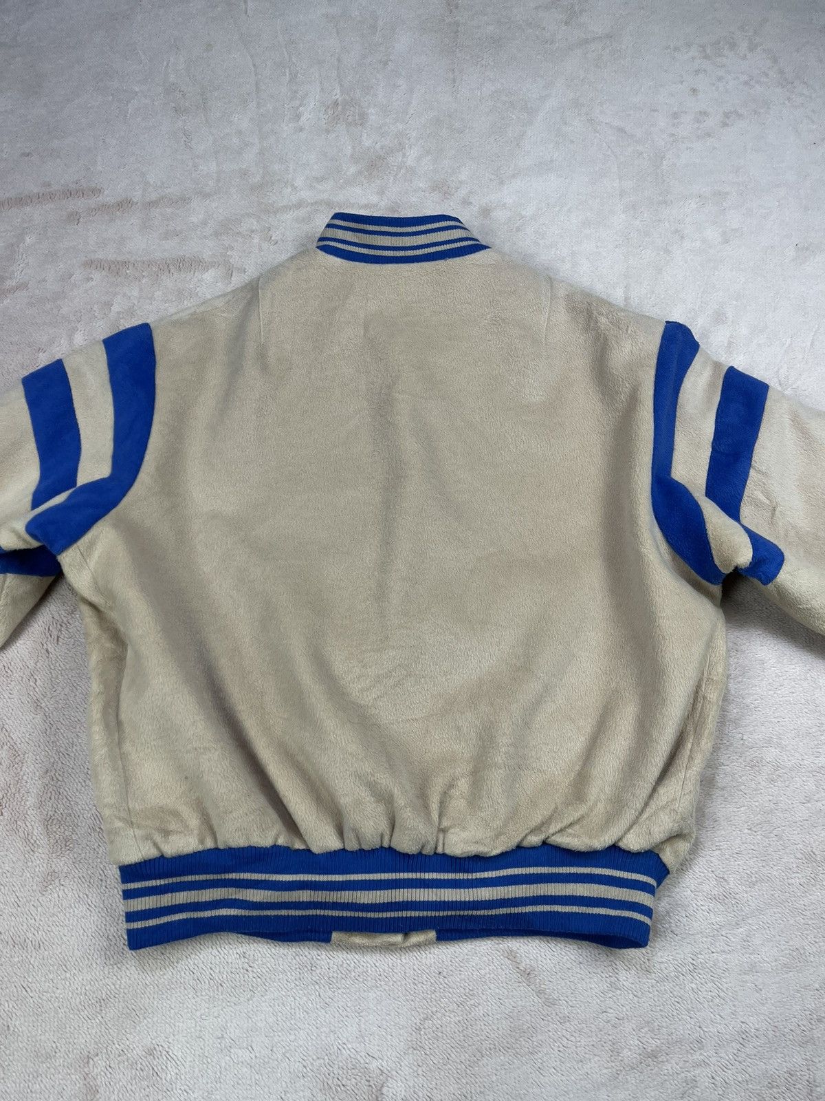 Japanese Brand JPN🇯🇵 REPIPI ARMARIO STRIPED VARSITY JACKET Size US L / EU 52-54 / 3 - 5 Thumbnail