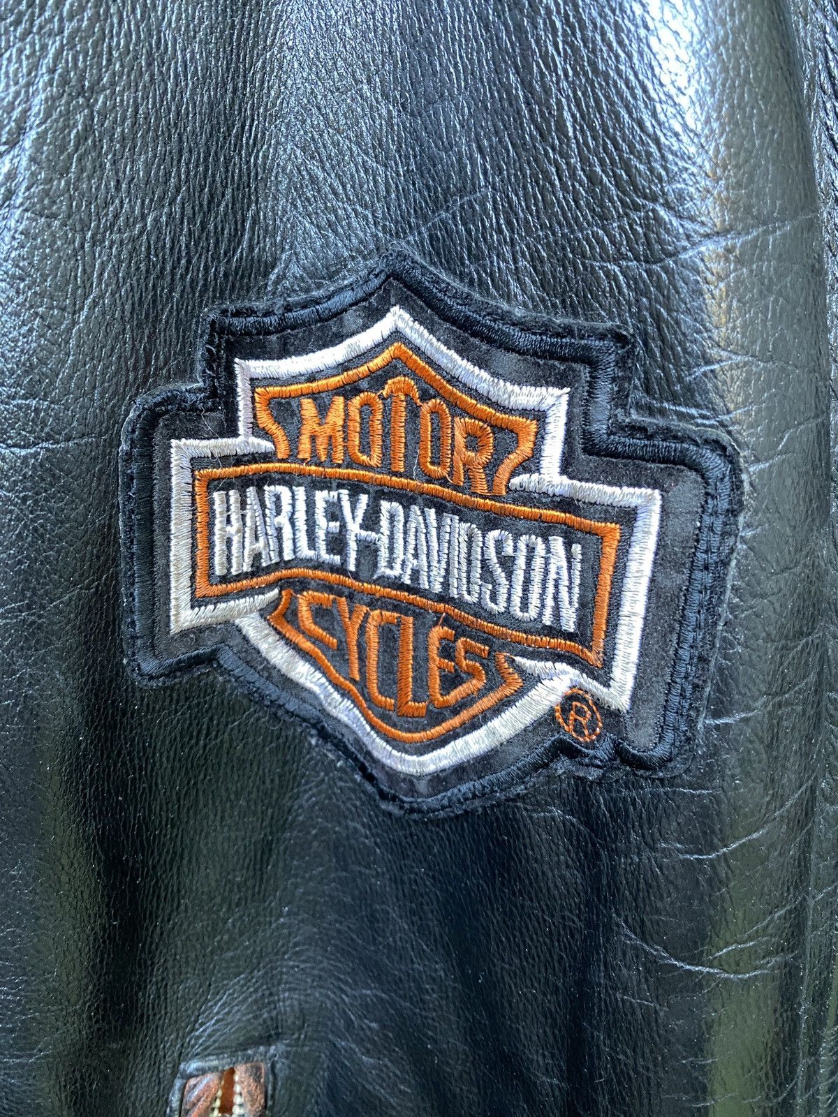 Harley Davidson Harley Davidson Motorcycle Leather Bomber Jacket Rare Find! Size US L / EU 52-54 / 3 - 7 Thumbnail