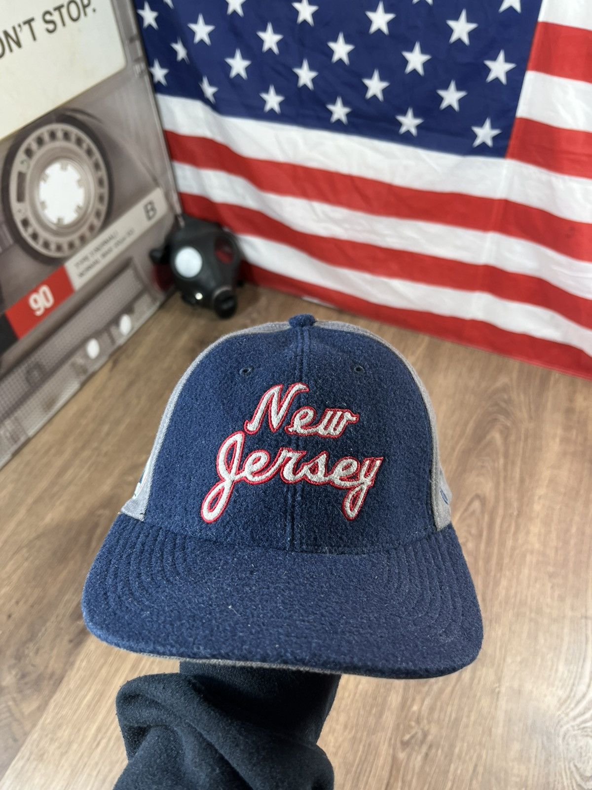 Vintage Vintage Nike New Jersey Hat Size M Size ONE SIZE - 1 Thumbnail