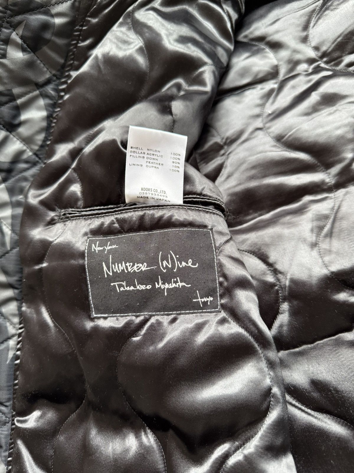Number (N)ine Number (N)ine “Give Peace a Chance” Tribal Bomber Size US M / EU 48-50 / 2 - 6 Thumbnail