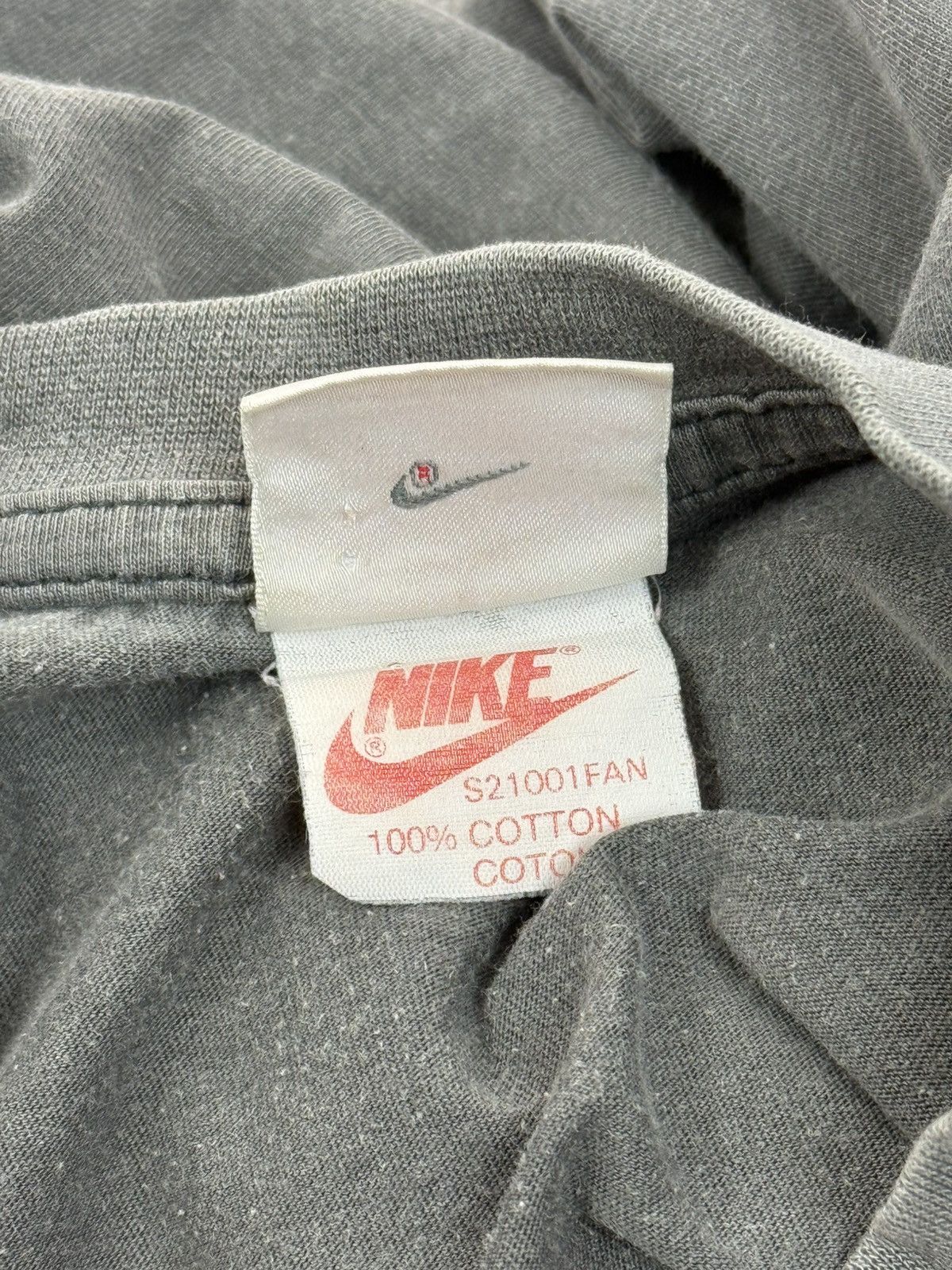 Nike 90s Nike Air Jordan #23 Retro Faded T-Shirt Grey XXL Size US XXL / EU 58 / 5 - 10 Thumbnail