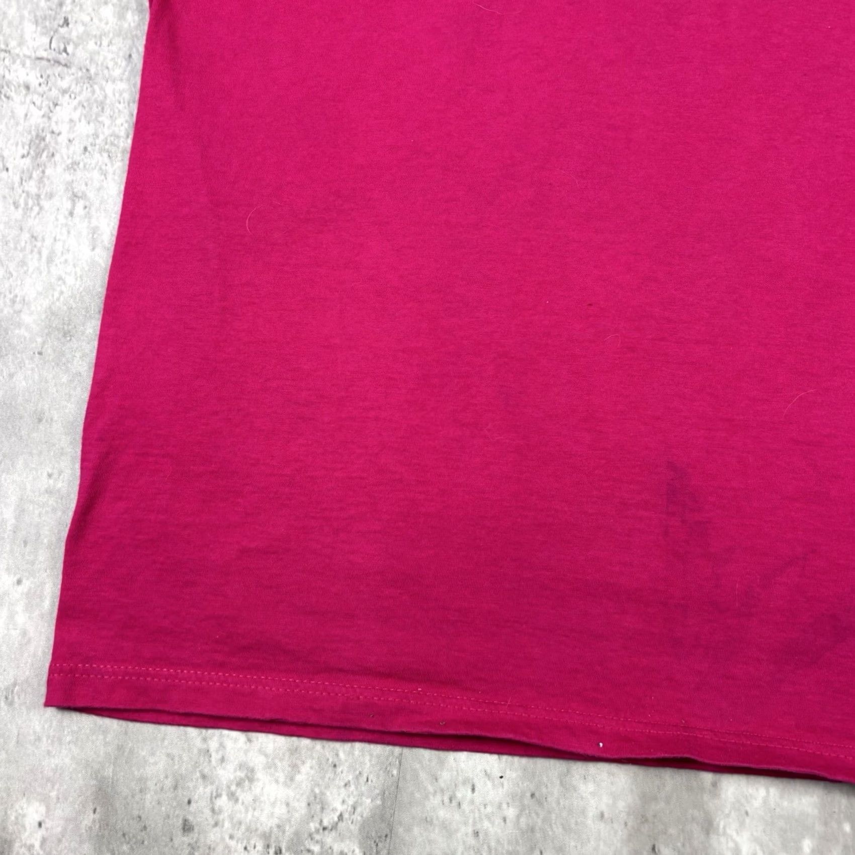 Russell Athletic VINTAGE Russell Athletic Pink Blank Pocket T Shirt Mens XL 80s Crew Neck Short Sleeve Cotton Size US XL / EU 56 / 4 - 4 Thumbnail