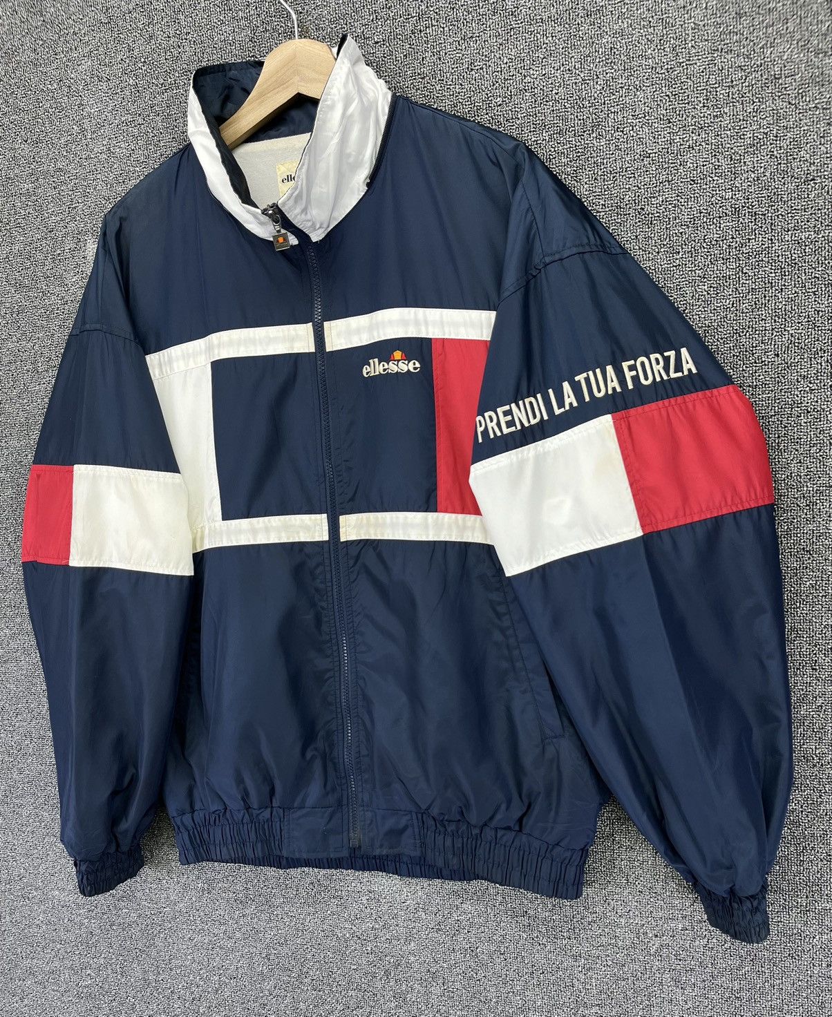 Ellesse Vintage Ellesse Racing Zip Up Light Jacket Size US L / EU 52-54 / 3 - 2 Thumbnail