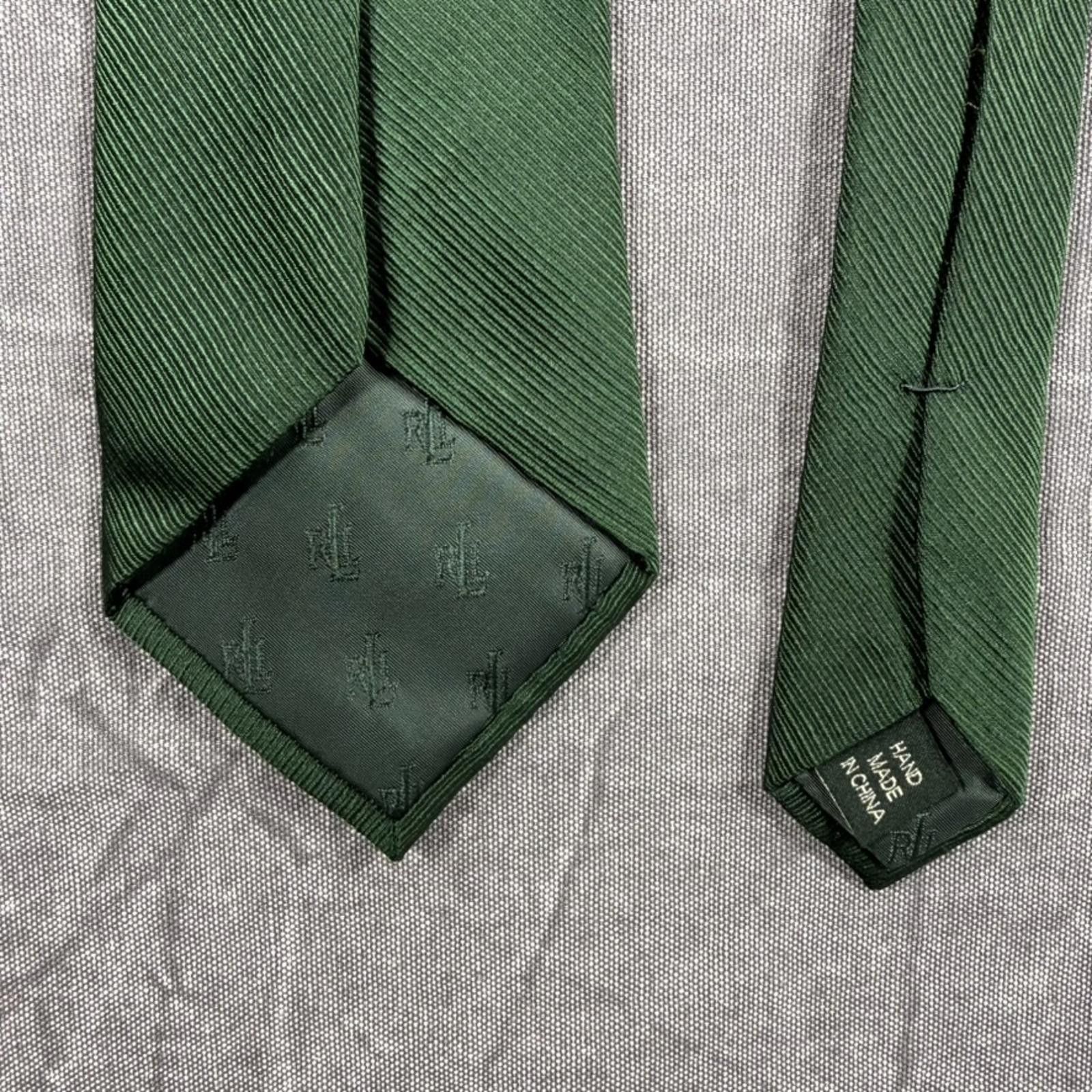 Lauren Ralph Lauren Lauren Ralph Lauren Necktie Women's Green Tie Size ONE SIZE - 4 Thumbnail
