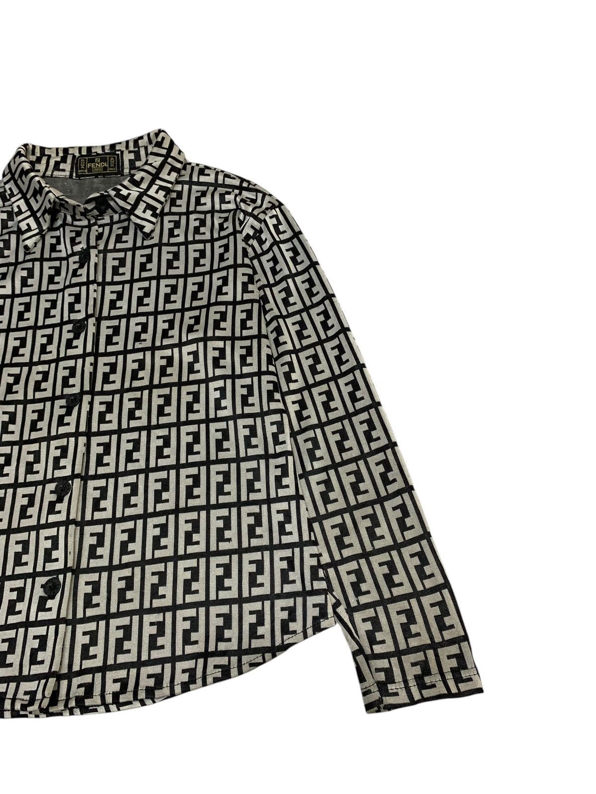 Fendi 🔥VTG FENDI ZUCCA MONOGRAM SHIRTS (BUTTON UP) Size M / US 6-8 / IT 42-44 - 3 Thumbnail