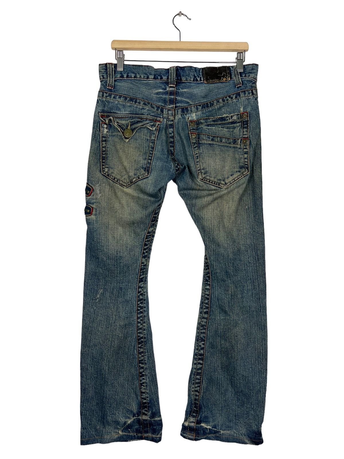 Japanese Brand 🔥 FLARE RATTLETRAP DYED ZIPPER Size US 33 - 7 Thumbnail