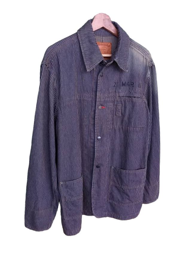 PPFM Vintage PPFM Hickory Stripes Worker Jacket Size US M / EU 48-50 / 2 - 4 Thumbnail