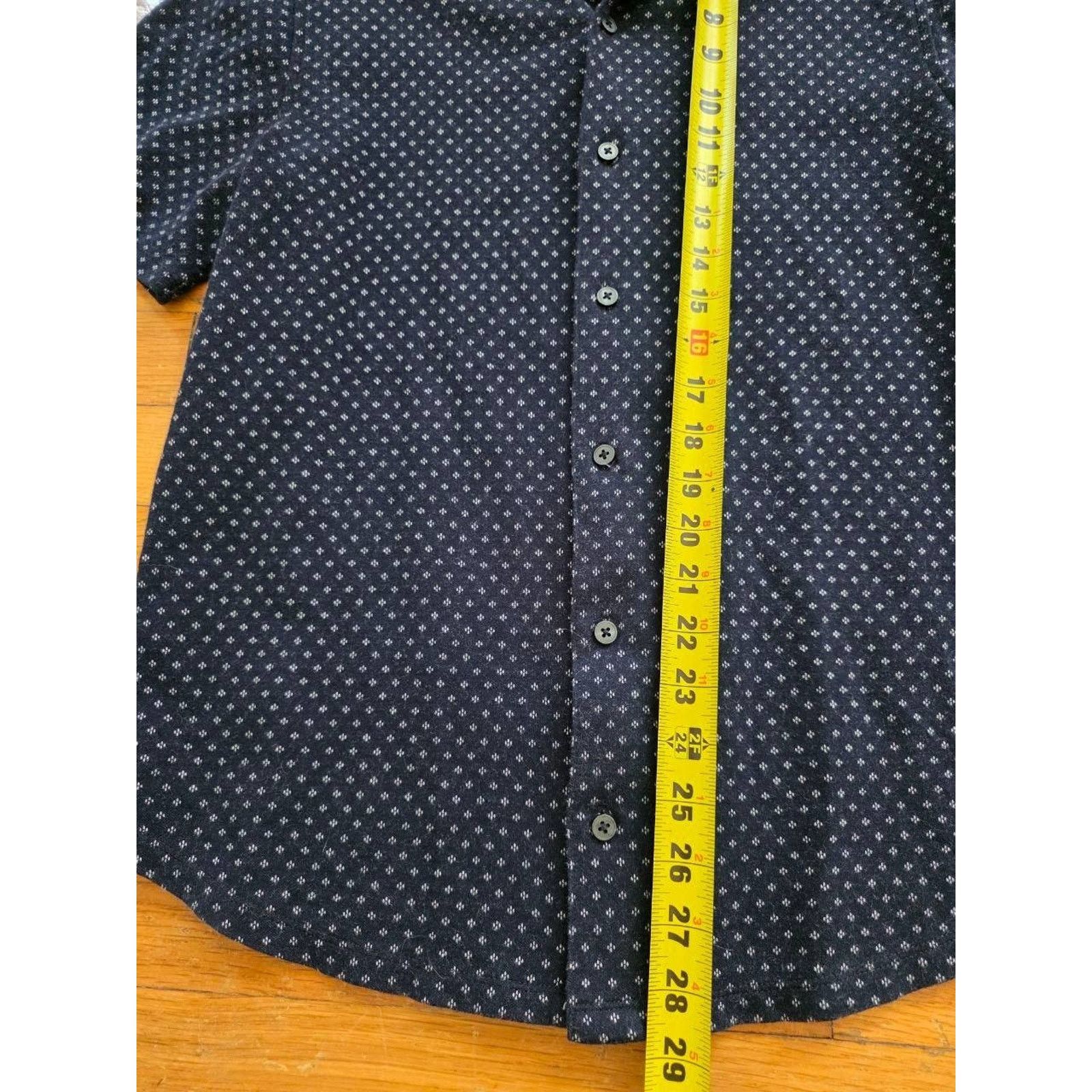Vince Vince Down Collared Shirt Navy Size Petite Small A001307 Size US S / EU 44-46 / 1 - 2 Thumbnail