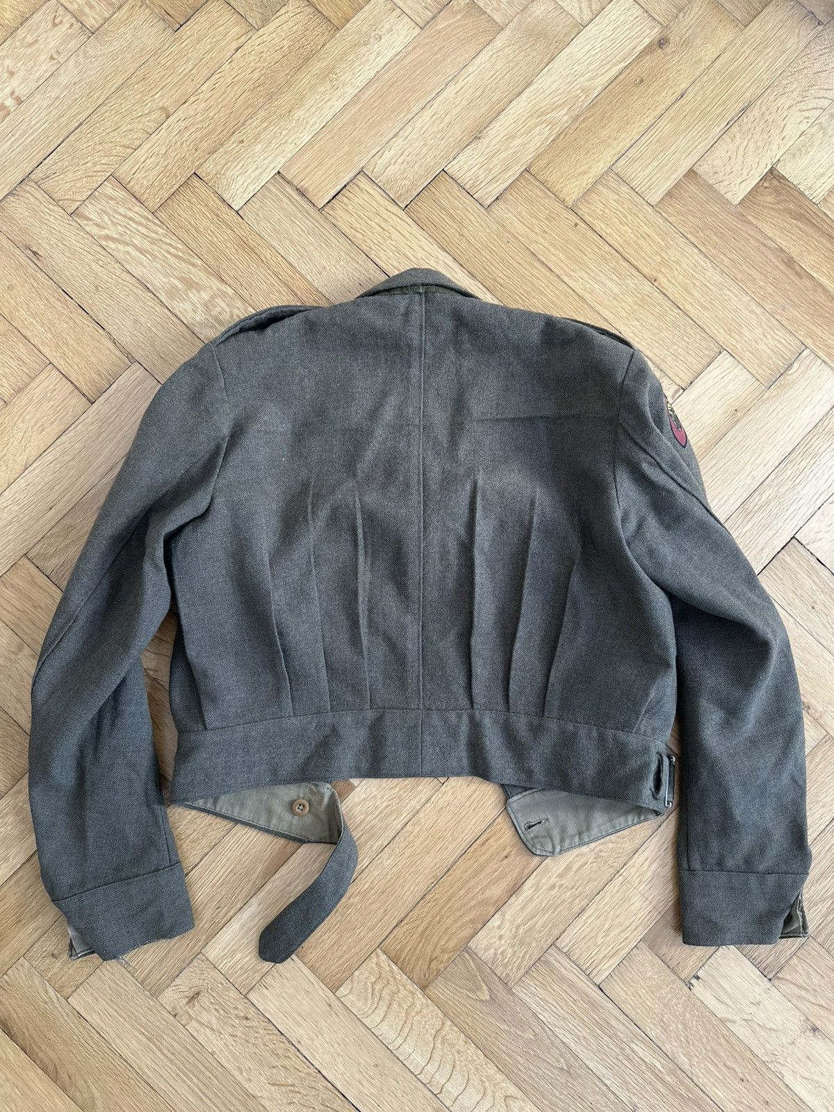 Vintage Vintage Army Belgium 1959 Military Rare Cropped Wool Jacket Size US S / EU 44-46 / 1 - 5 Thumbnail