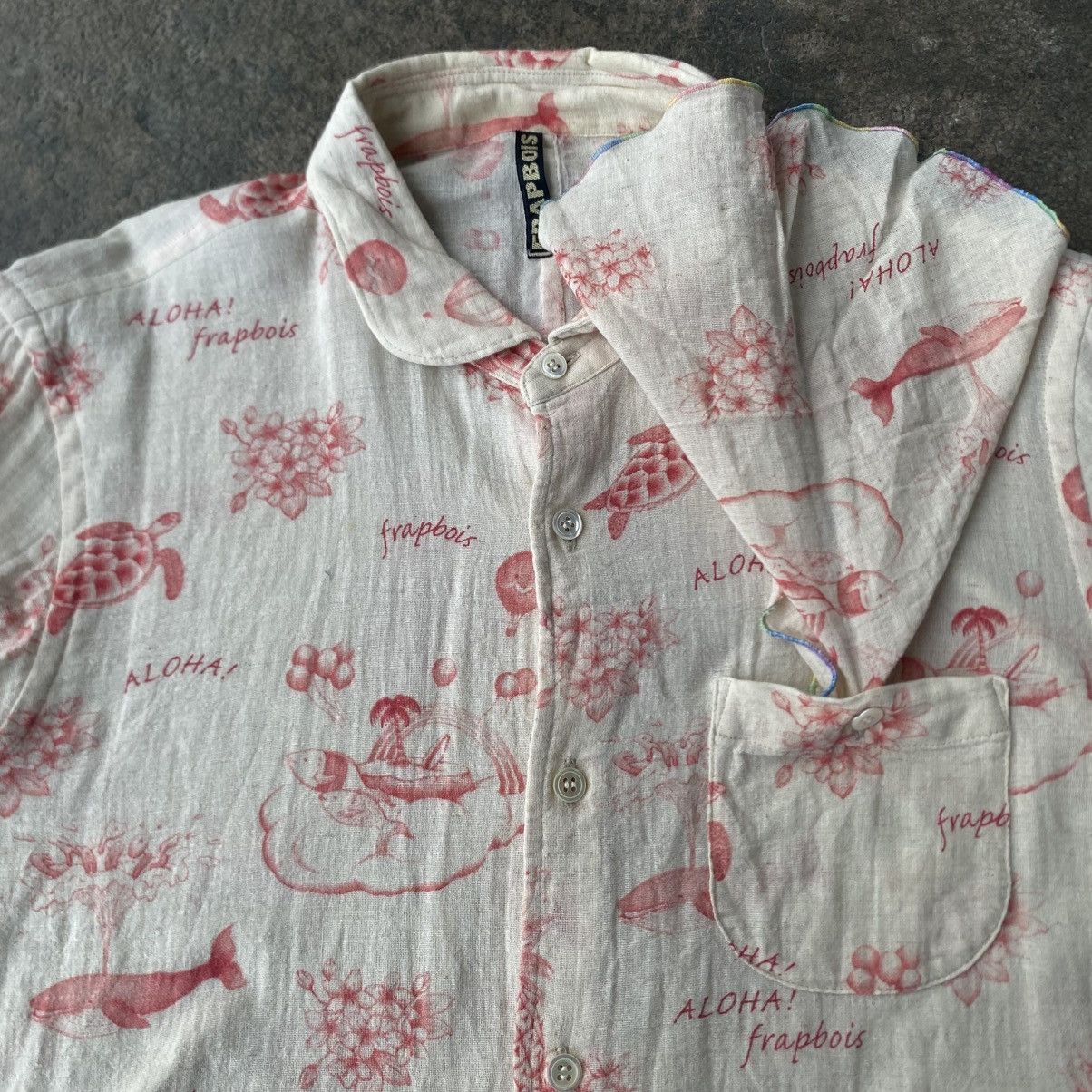 Frapbois Frapbois Issey Miyake Aloha Print Unique Ruffled Pocket Size XS / US 0-2 / IT 36-38 - 15 Thumbnail
