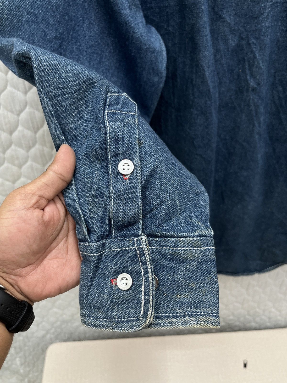 Karl Kani 🔥🔥🔥STEALS VINTAGE KARL KANI DENIM JACKET SHIRTS Size US XL / EU 56 / 4 - 16 Thumbnail