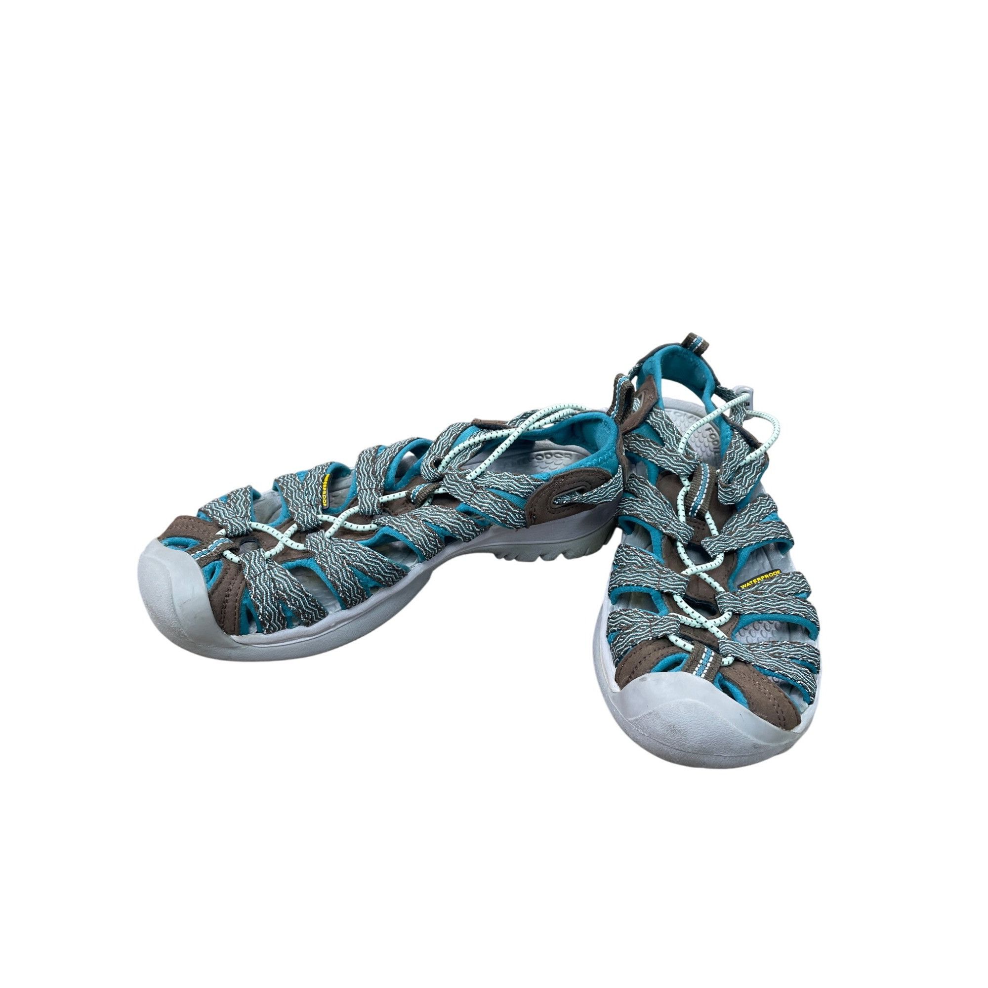 KEEN Keen Womens Turquoise & Brown Water Hiking Shoes Size 6 SKU Size US 6 / IT 36 - 2 Thumbnail