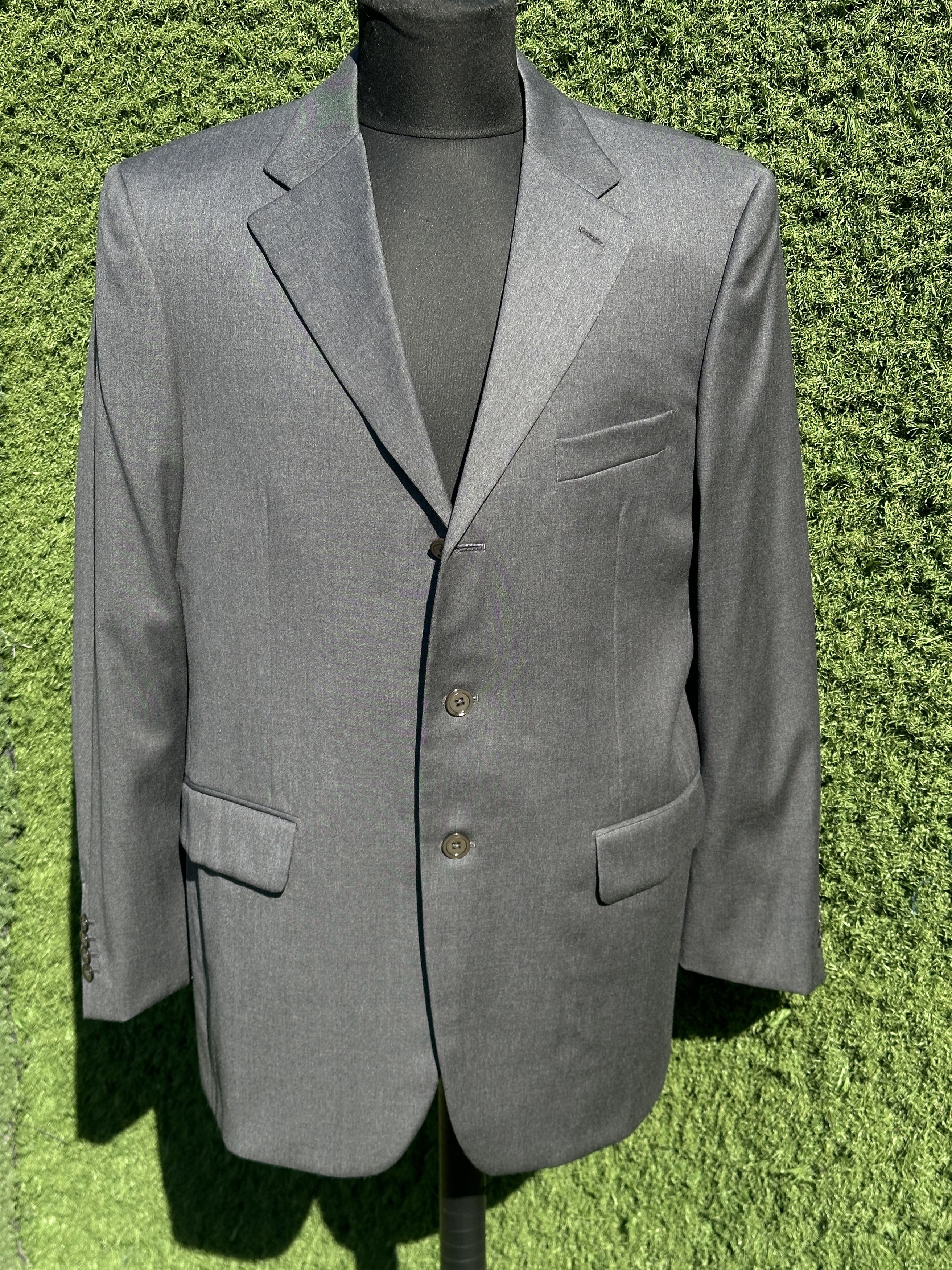 Yves Saint Laurent Yves Saint Laurent Homme Loro Piana Super 120 Blazer 54 6R Size 54R - 1 Thumbnail