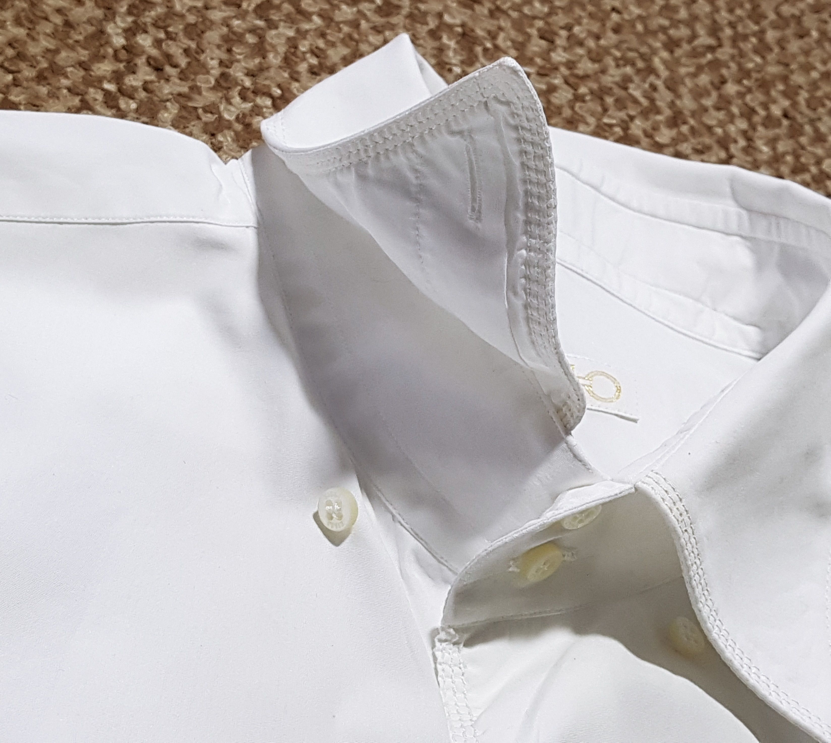 Zilli Zilli White Formal Shirt Long Sleeve Luxury Size US L / EU 52-54 / 3 - 8 Thumbnail