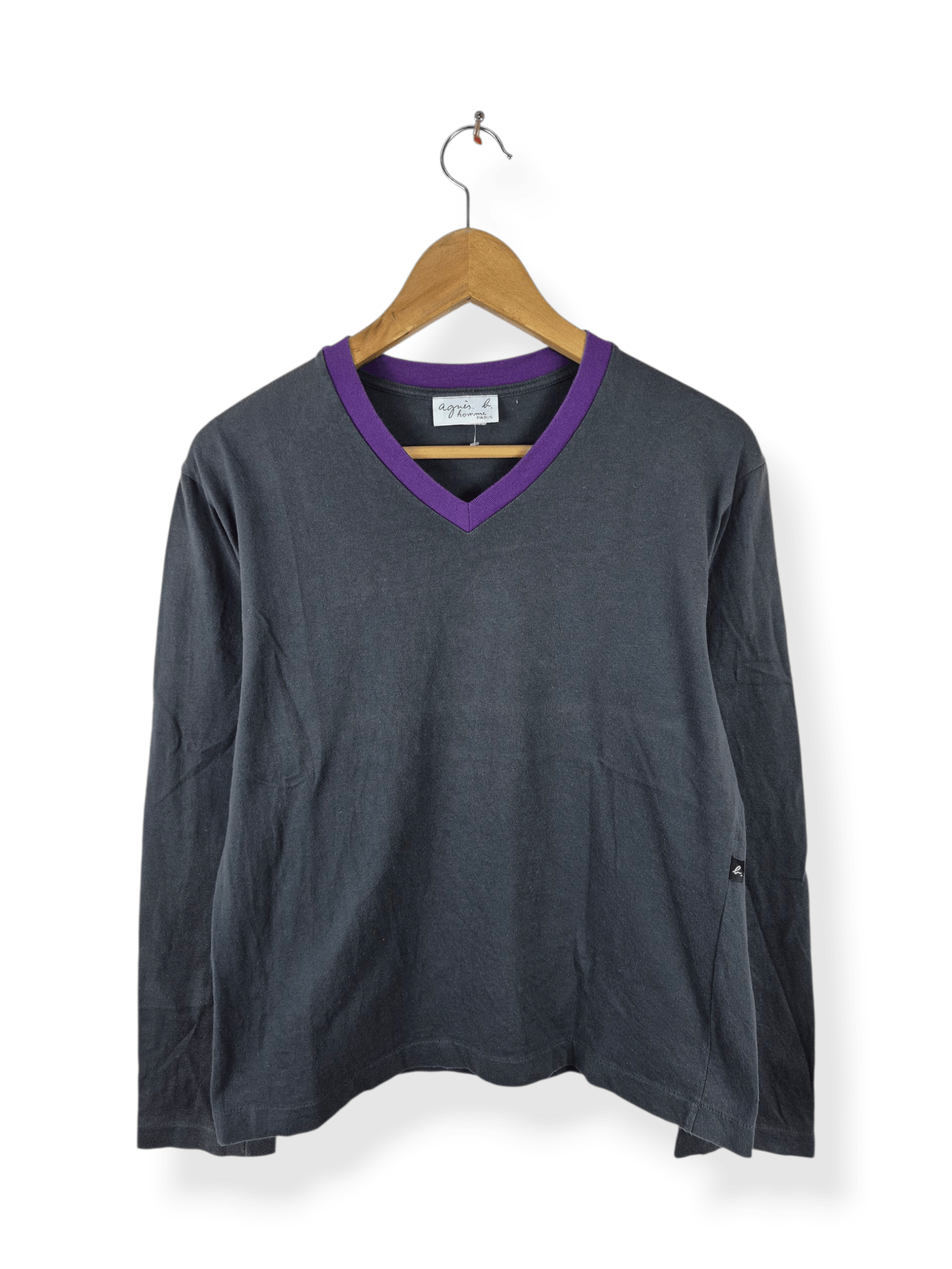 agnes b. 🔥 Vintage Agnes B Homme Paris Longsleeves Tops Size US S / EU 44-46 / 1 - 1 Thumbnail
