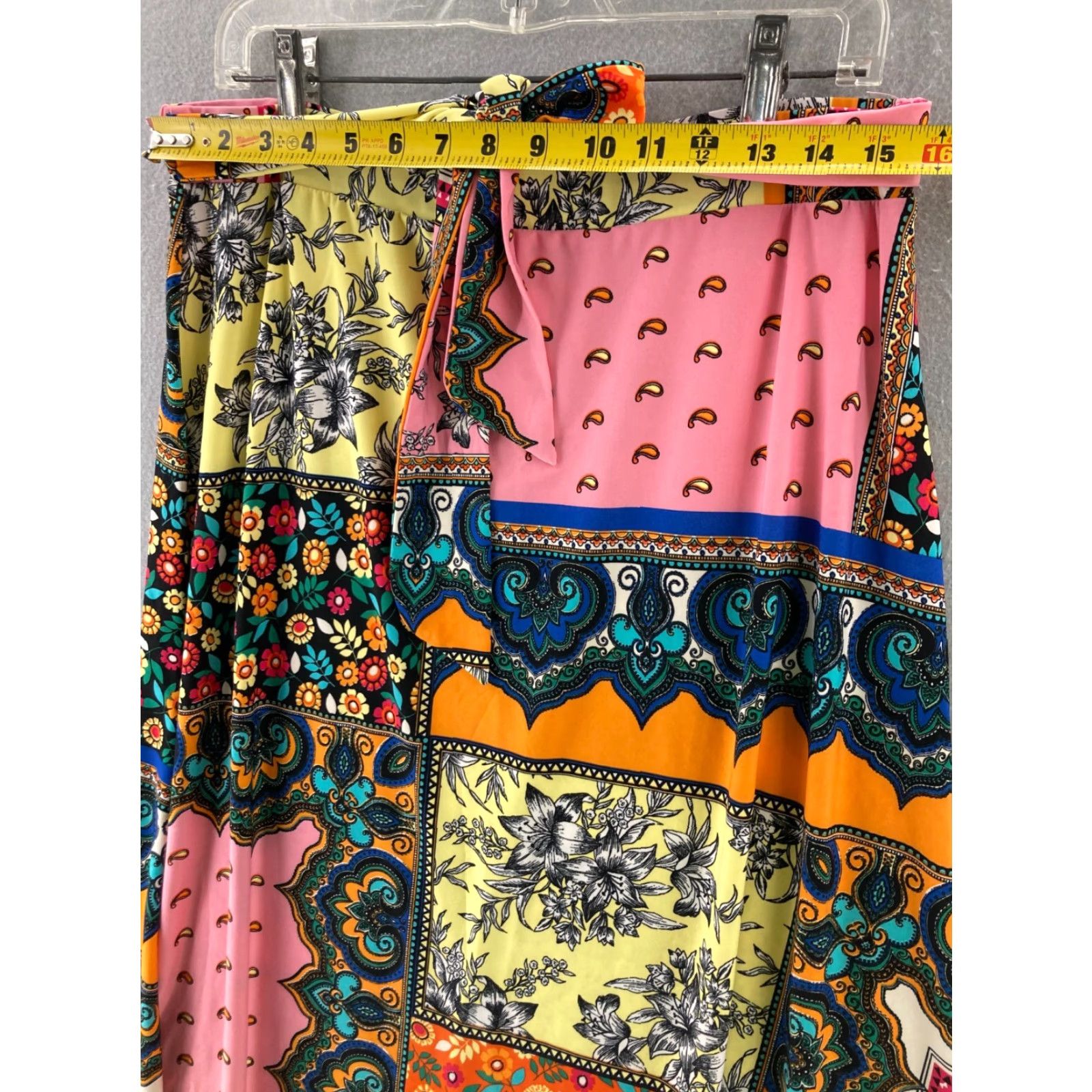 Paige Paige Melissa Skirt Womens Large Bandana Print A Line NWT Size 36" / US 14 / IT 50 - 2 Thumbnail