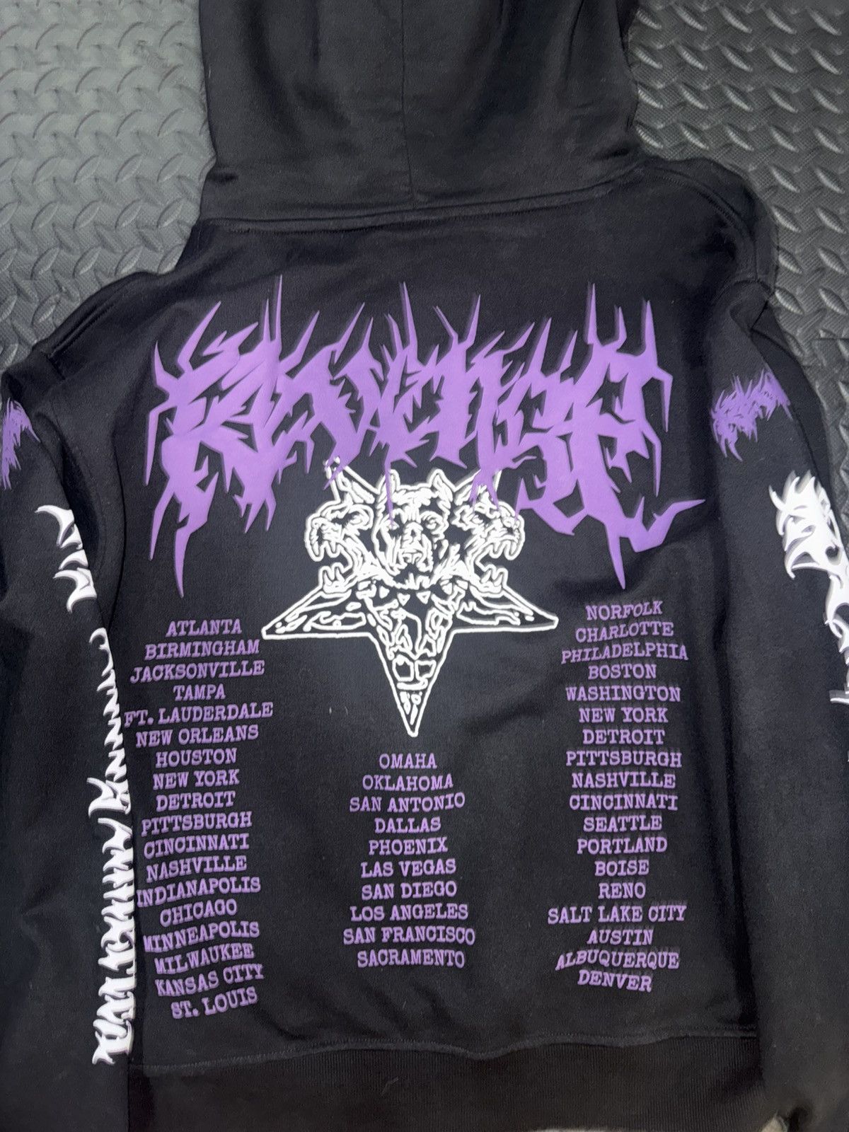 City Morgue × Revenge REVENGE CITY MORGUE TOUR HOODIE Size US XL / EU 56 / 4 - 2 Thumbnail