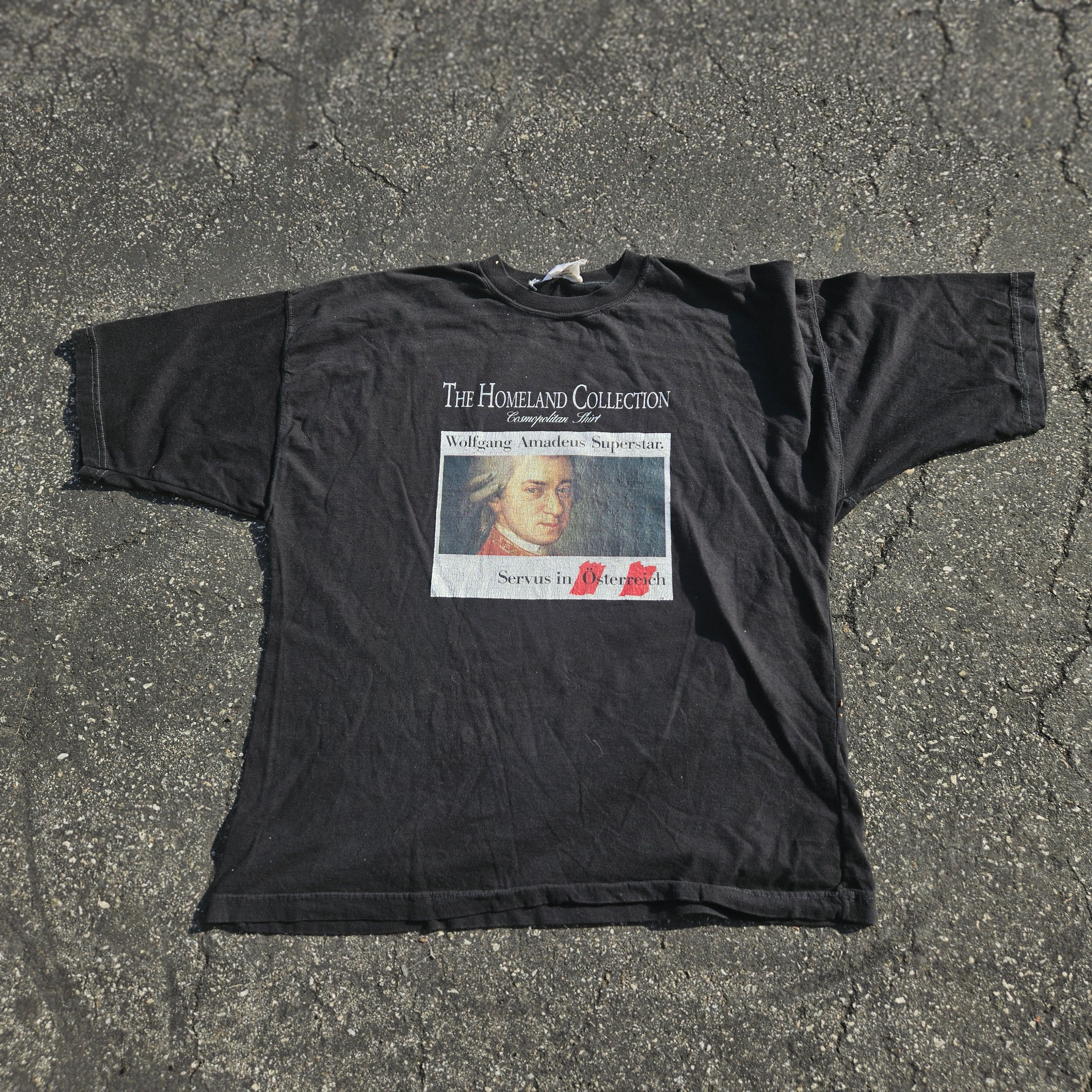 image of Wolfgang Amadeus Superstar Tee Shirt in Black, Men's (Size XL)