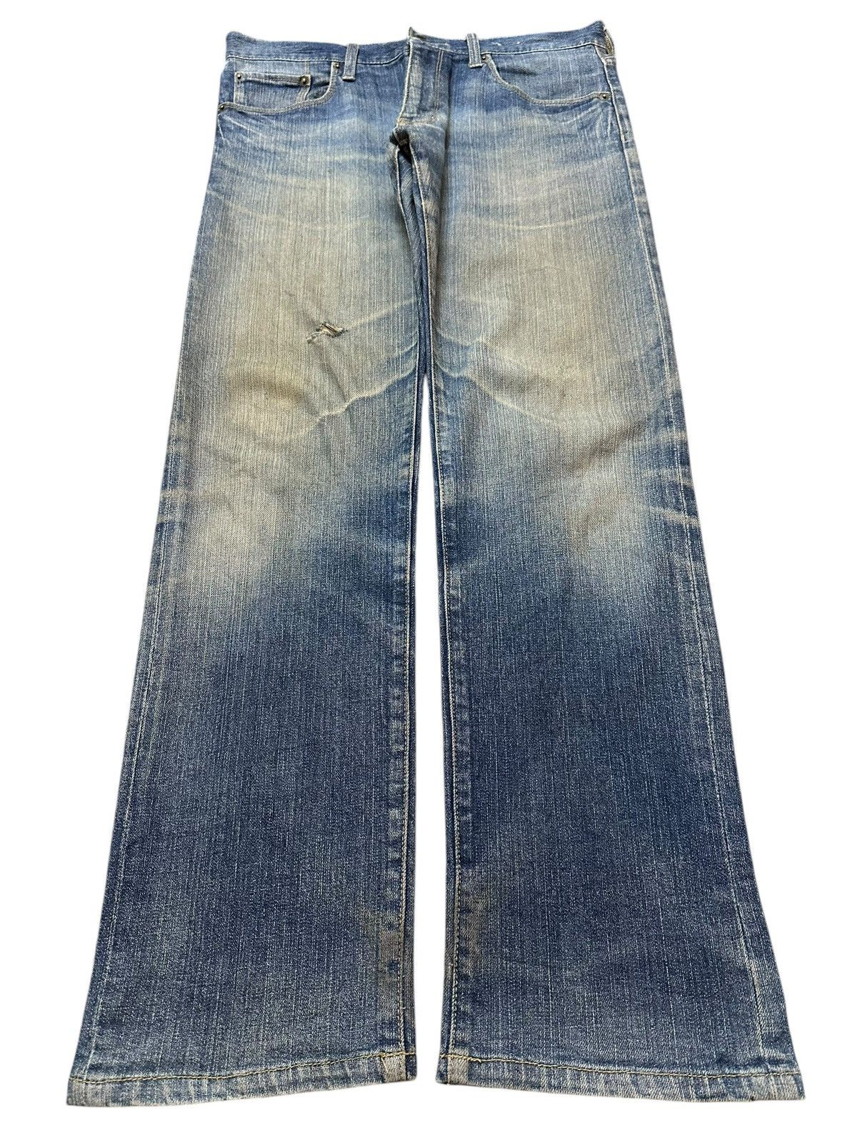 Japanese Brand Vintage Japanese Brand Faded Mud Wash Style Jeans Size US 32 / EU 48 - 1 Thumbnail