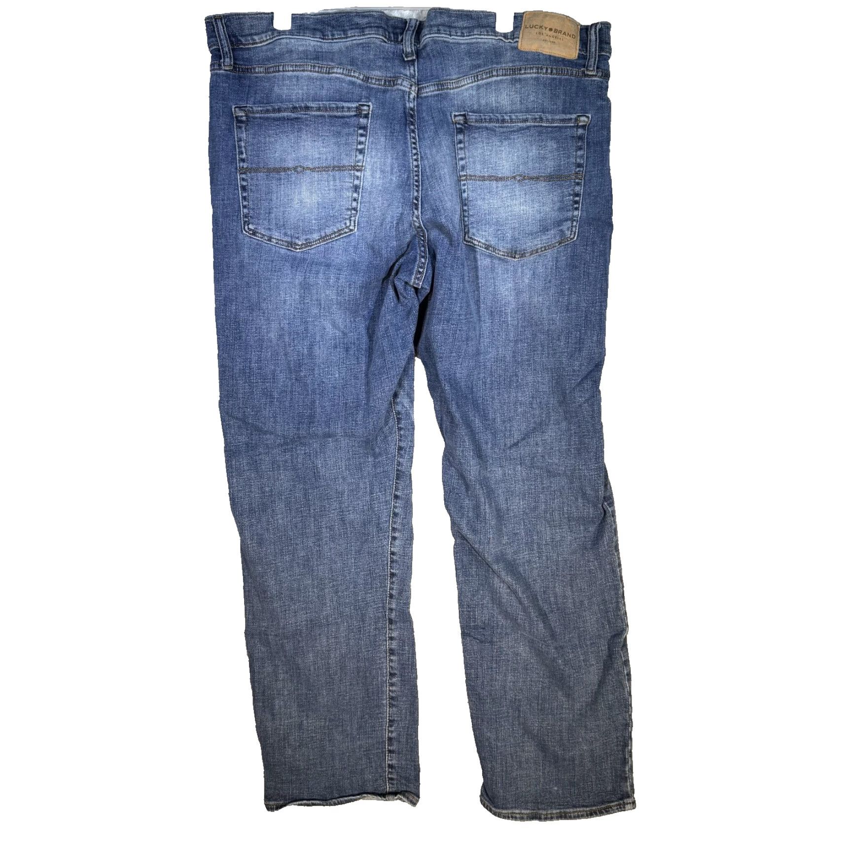 Lucky Brand Lucky Brand 363 Jeans Mens 38x30 Blue Vintage Straight Whiskered Denim Pants Size US 38 / EU 54 - 2 Thumbnail