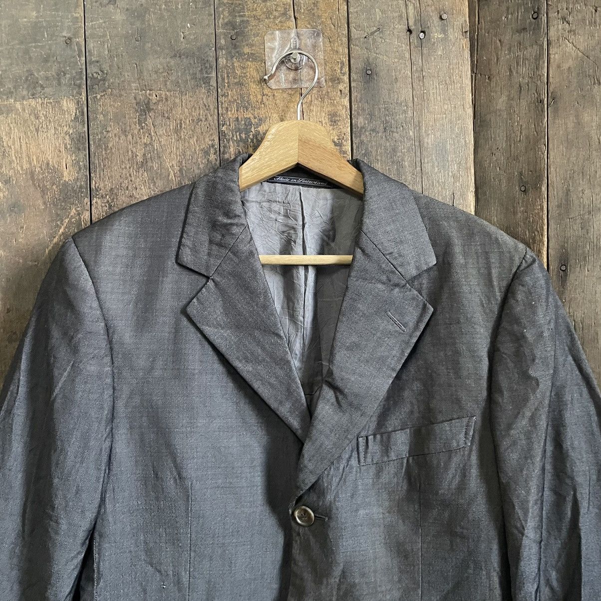 Gucci Vintage Distress Gucci Tom Ford Blazer Wool 3 Button Jacket Size 46R - 3 Thumbnail