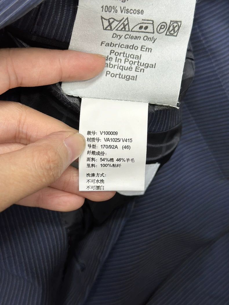 Versace Versace Men's suit navy blue suit set Size US M / EU 48-50 / 2 - 9 Thumbnail
