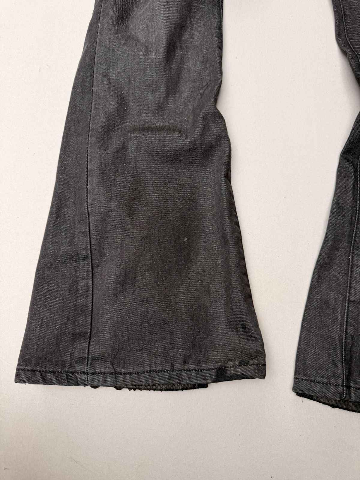 Japanese Brand Lace up flare jeans Size US 32 / EU 48 - 4 Thumbnail