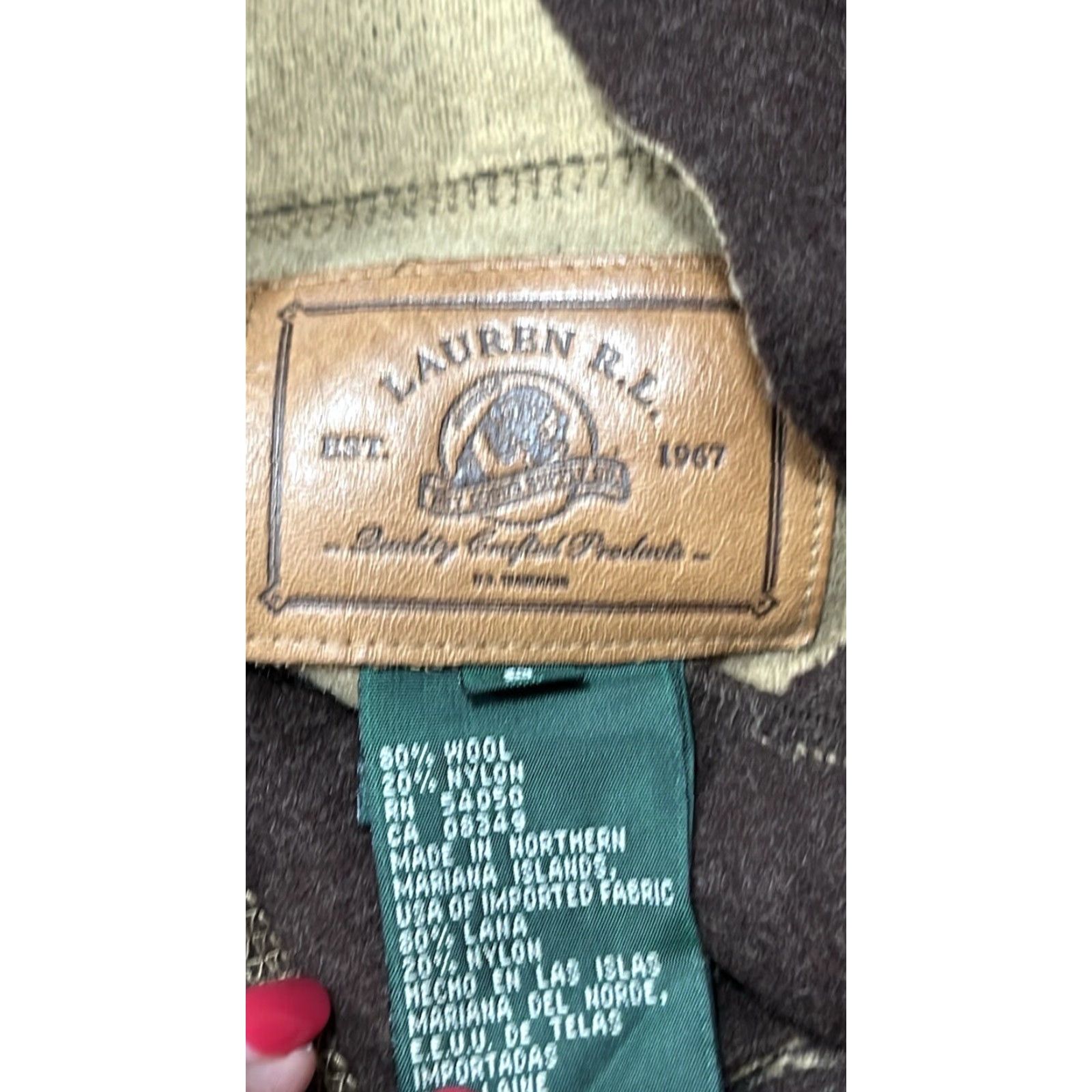 Ralph Lauren VINTAGE Ralph Lauren Coat Jacket Wool Brown Hooded Button 90s Womens S Brown Wool Parka Coat - Ralph Lauren - USA - Medium? Size S / US 4 / IT 40 - 3 Thumbnail