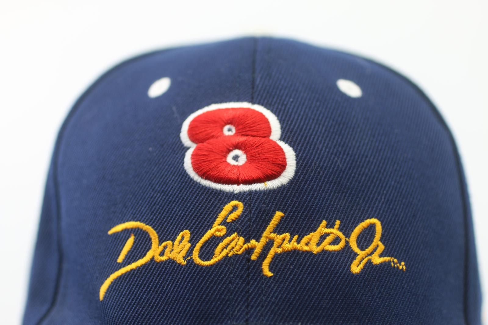 NASCAR Budweiser Dale Earnhardt Jr #8 Navy Blue Embroidered Cap Hat Size ONE SIZE - 2 Thumbnail