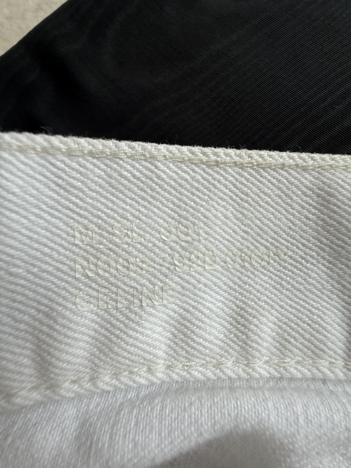 Celine Celine white jeans mid wasit slim leg 30 Hedi Slimane grail Size US 30 / EU 46 - 23 Thumbnail