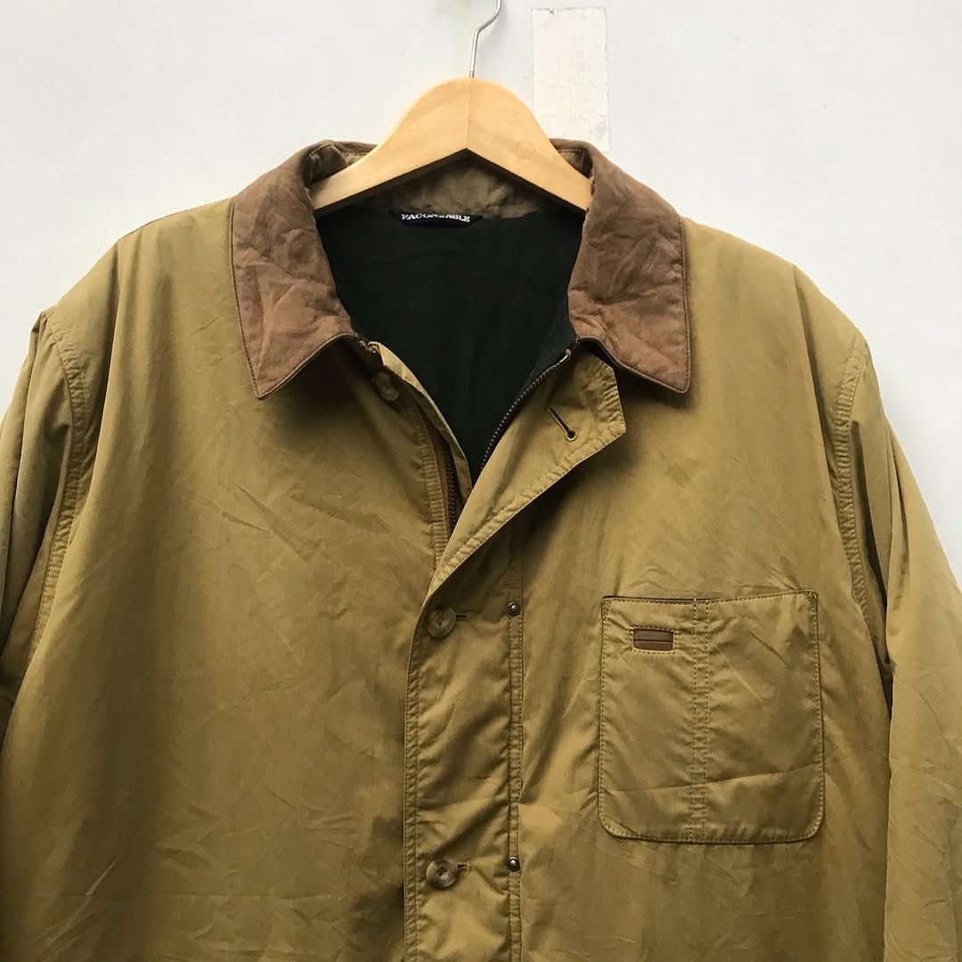 Designer × Faconnable Vintage Faconnable hunting jacket Big Pocket Full Zip musta Size US L / EU 52-54 / 3 - 4 Thumbnail