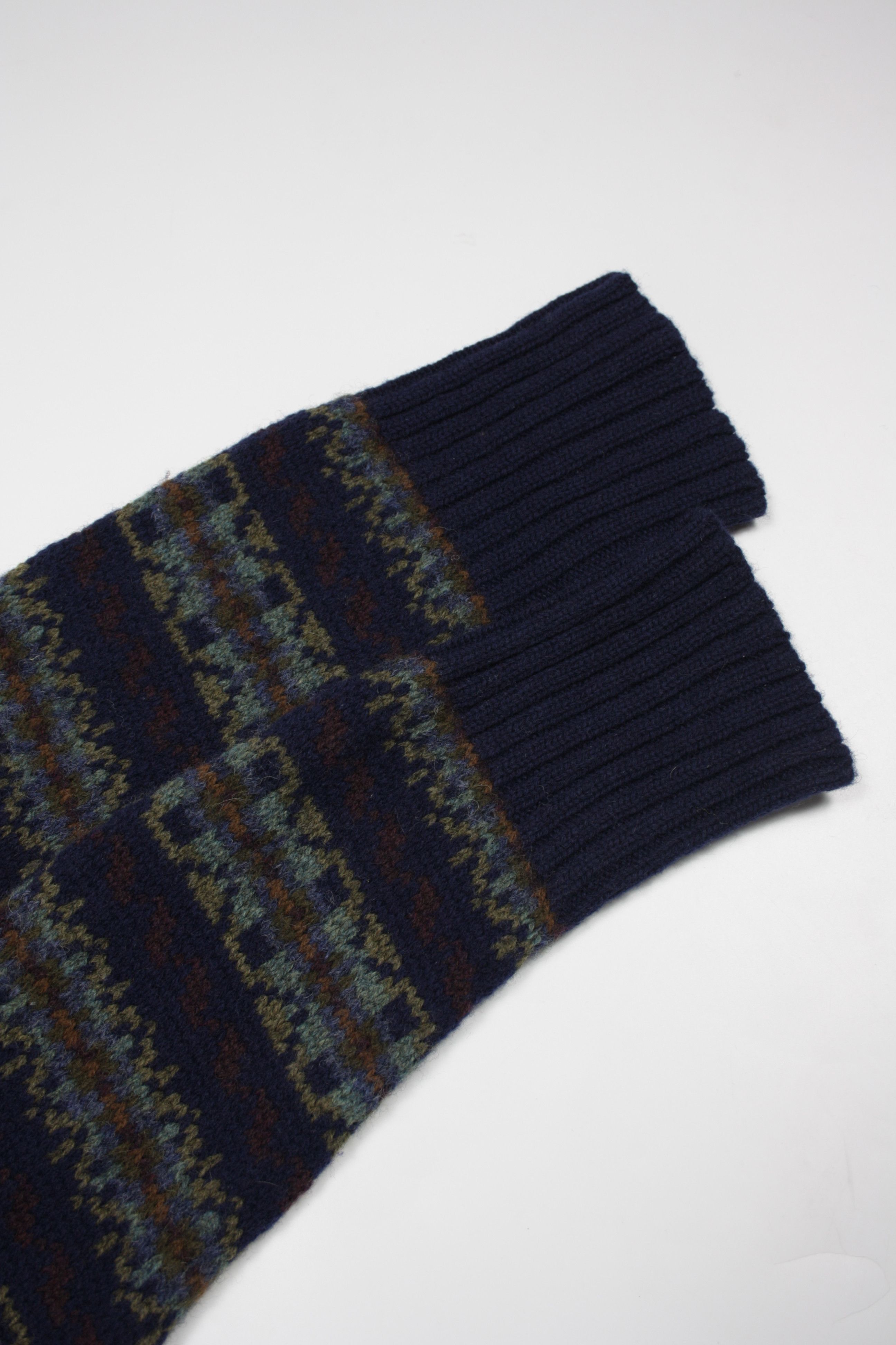 Polo Ralph Lauren × Vintage POLO 90s Vintage Fair Isle Lambswool Knitted Sweater Size US XL / EU 56 / 4 - 8 Thumbnail