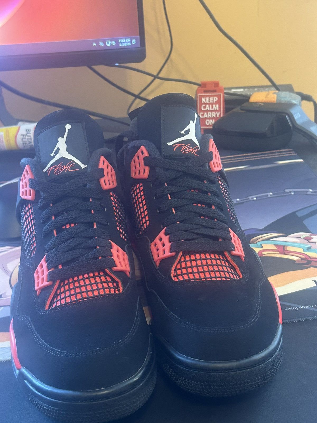 Nike Jordan 4 red thunder BRAND NEW Size US 10.5 / EU 43-44 - 2 Thumbnail