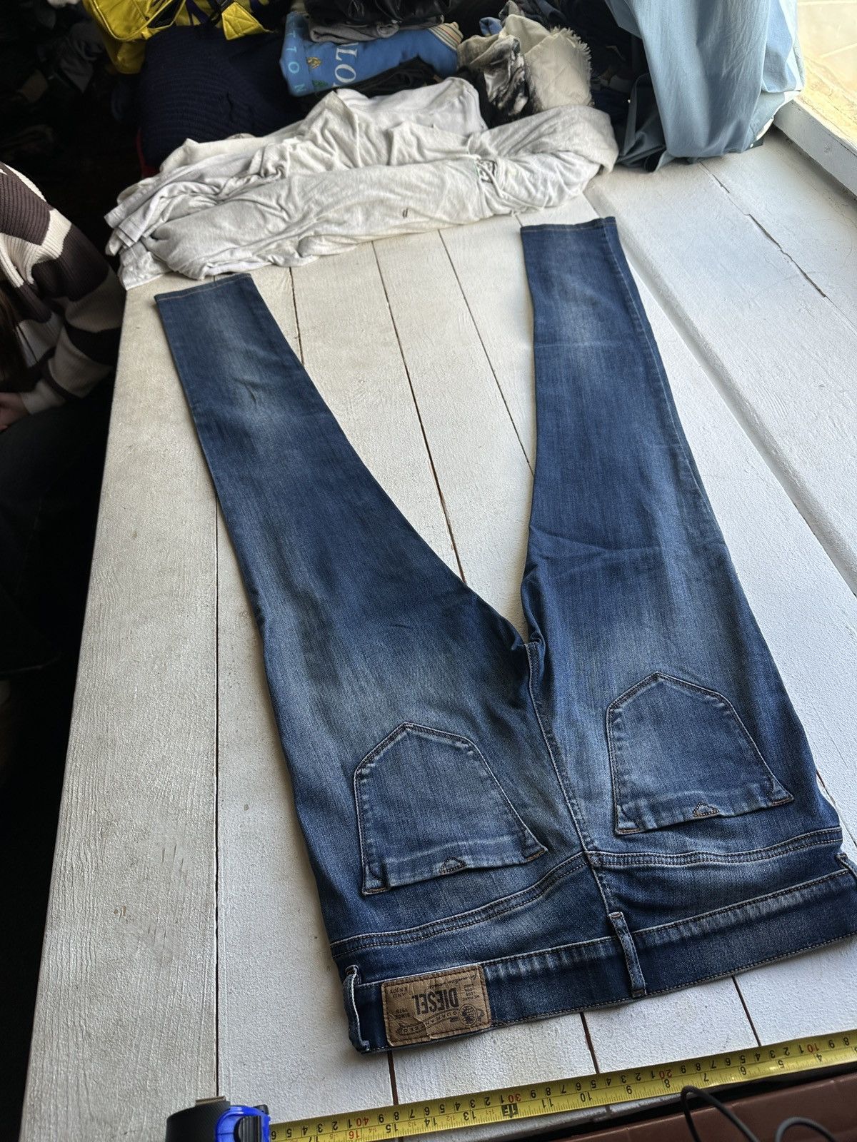 Diesel 🚨Gothic Diesel Regular Slim relax Flared Jeans Womens Size 30" / US 8 / IT 44 - 7 Thumbnail