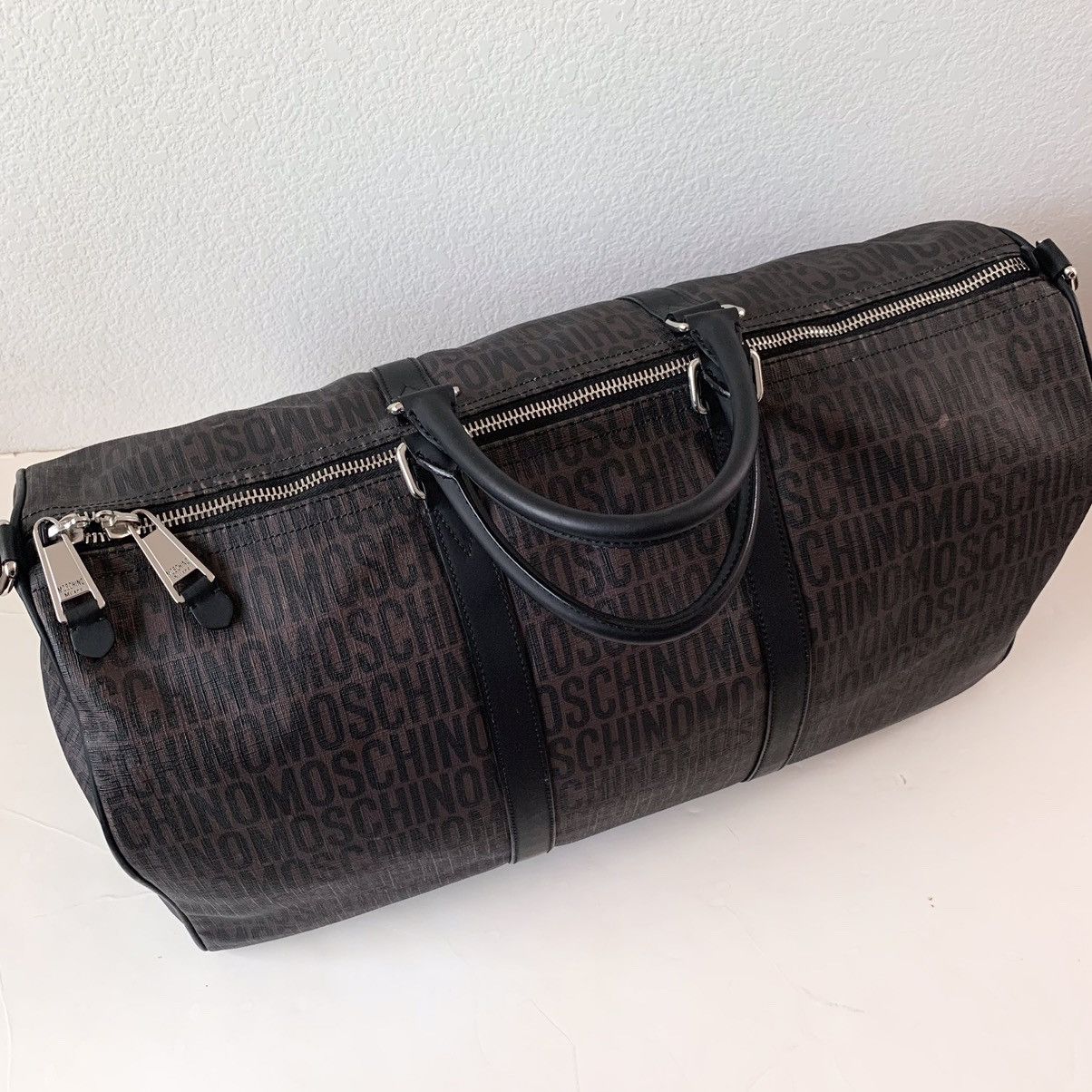 Moschino Moschino large monogram duffel bag Size ONE SIZE - 20 Thumbnail