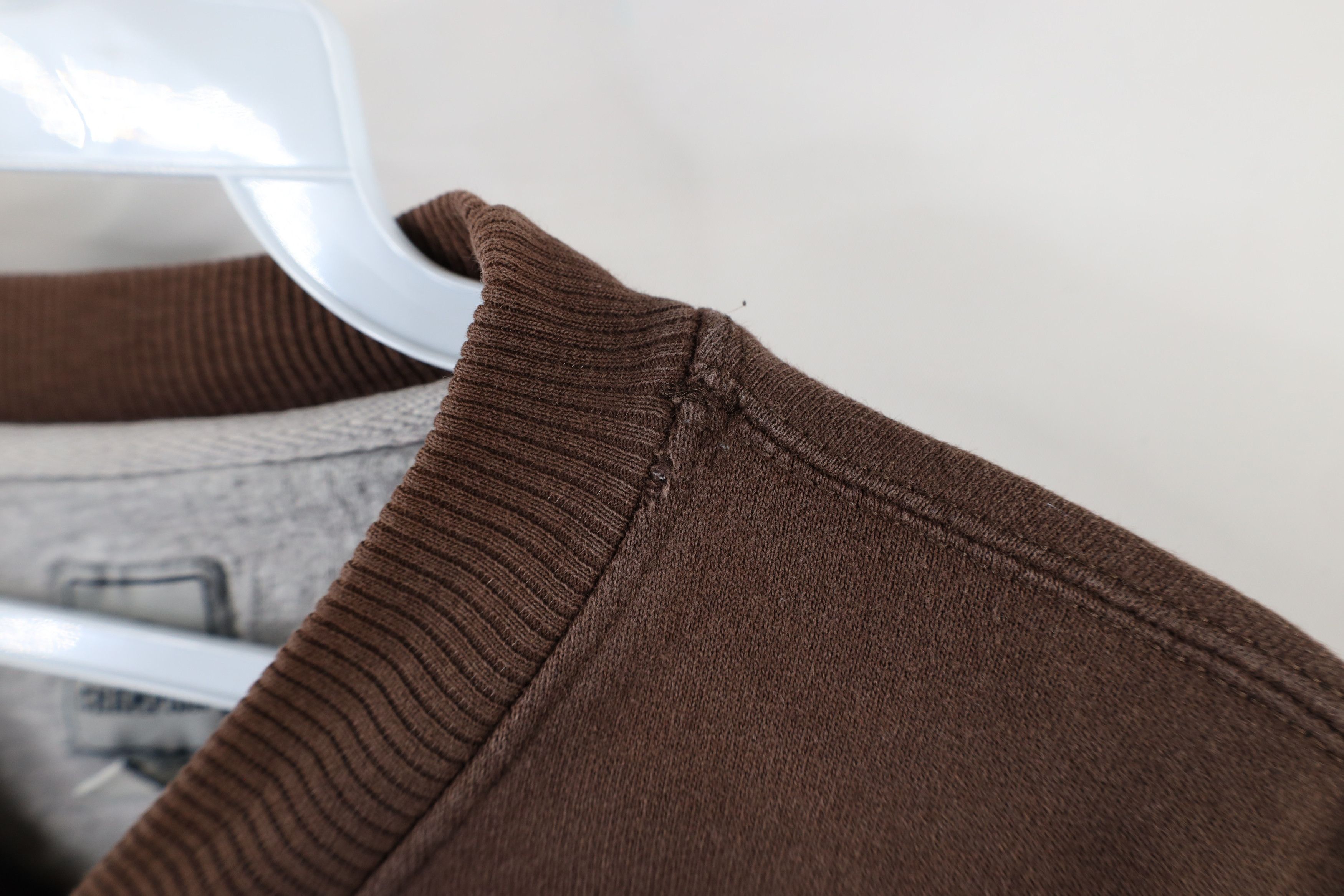Champion × Vintage Vintage 90s Champion Crewneck Sweatshirt Chocolate Brown Size US XL / EU 56 / 4 - 5 Thumbnail