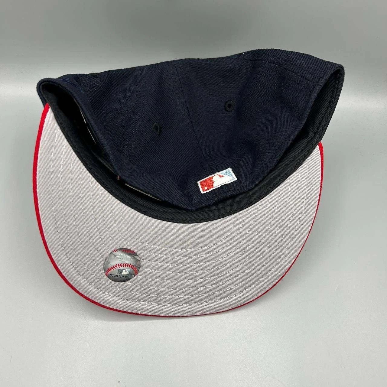 New Era St. Louis Cardinals Hat Men 7 1/4 Navy Red MLB Fitted Cap Size ONE SIZE - 8 Thumbnail