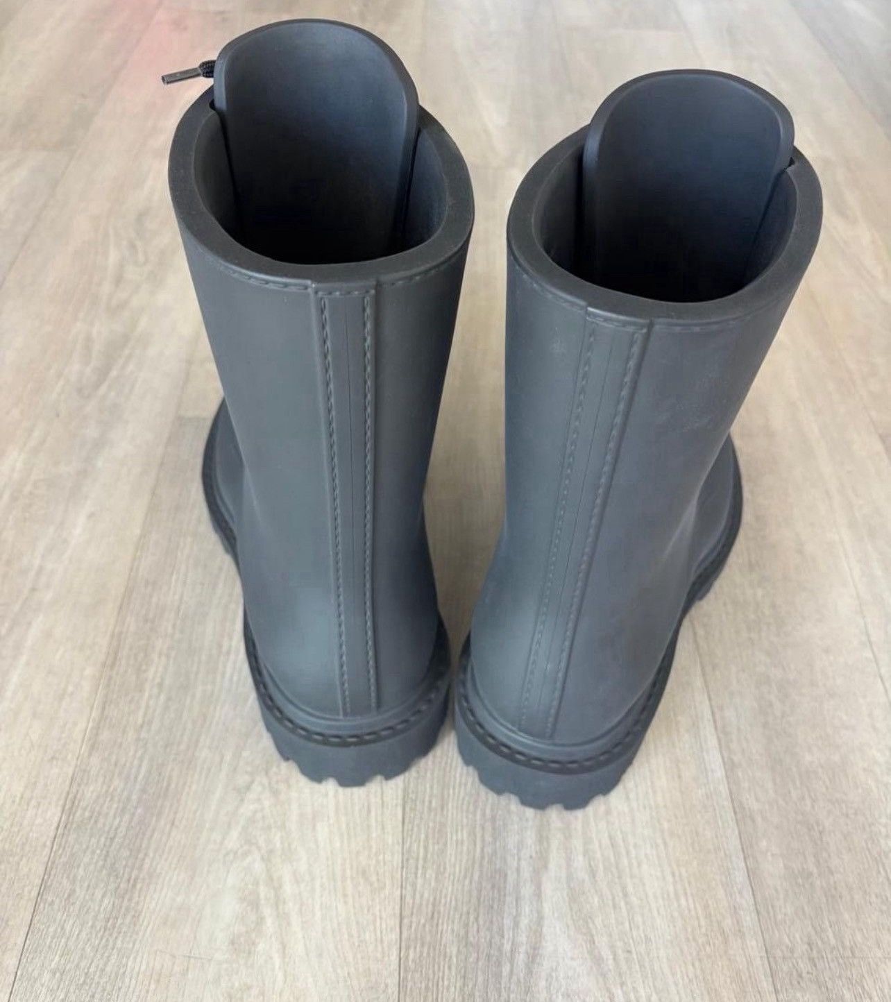 Balenciaga Steroid Rubber Ankle Boots in Black Size US 12 / EU 45 - 5 Thumbnail