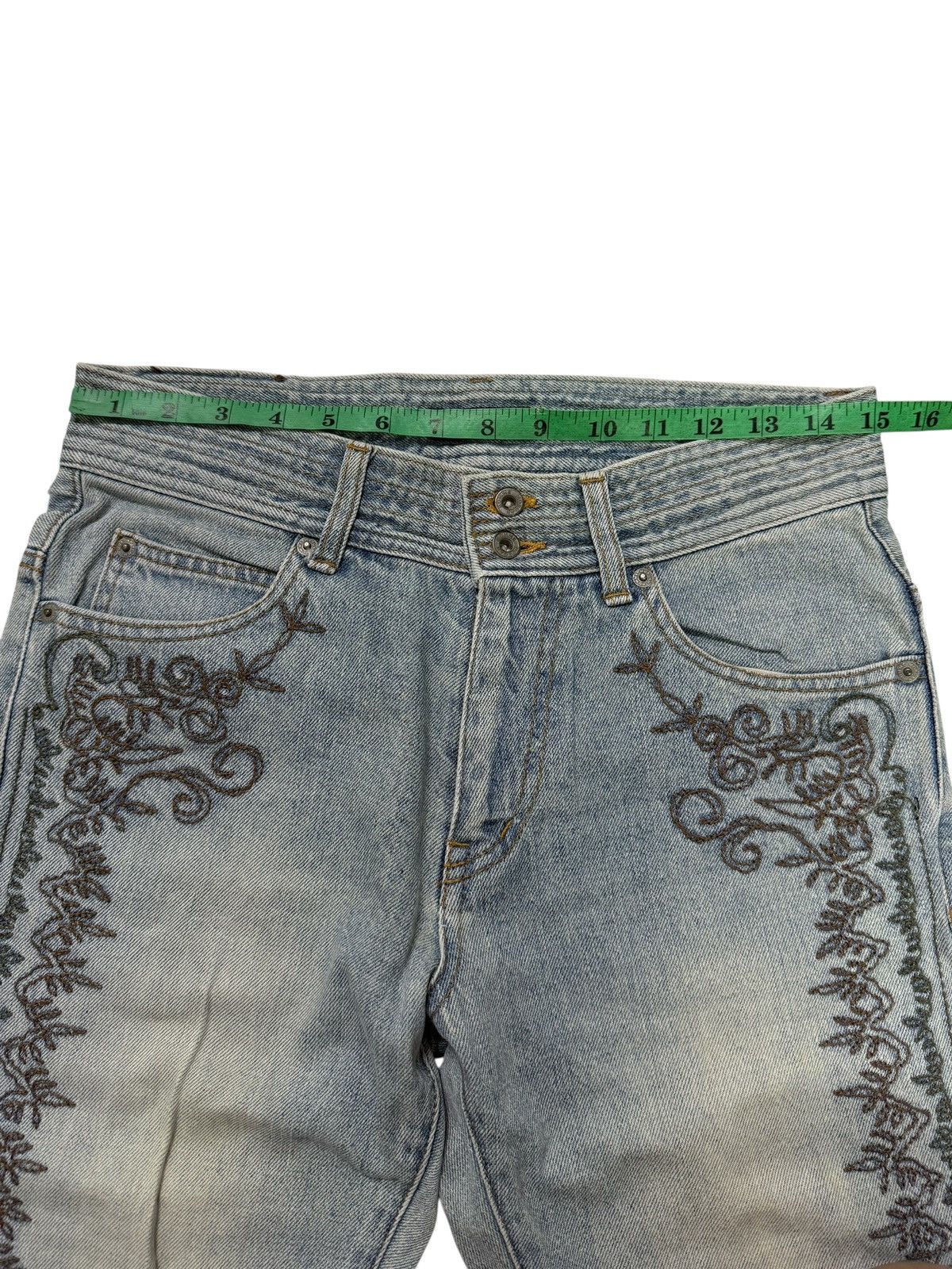 Morgan Homme Flared Jeans Japan Morgan Homme Faded Nice Design Denim Size US 29 - 12 Thumbnail