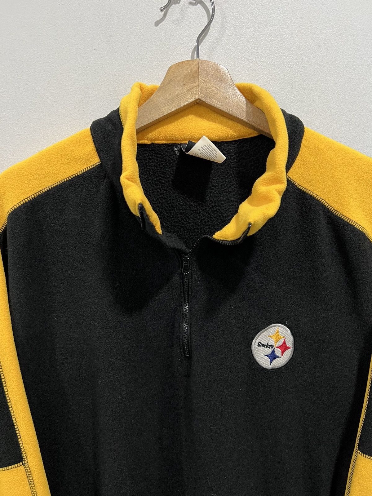 Vintage Vintage Pittsburgh Steelers Fleece Sweater Size US XL / EU 56 / 4 - 2 Thumbnail