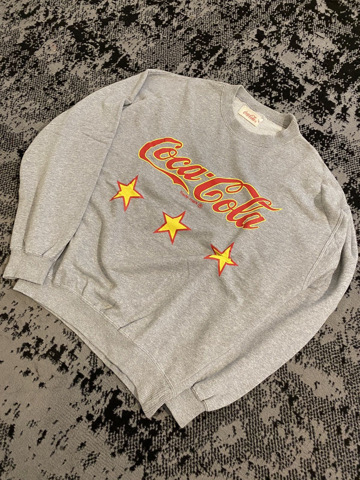 Coca Cola Coca Cola Grey Print Logo Sweatshirt Size US L / EU 52-54 / 3 - 3 Thumbnail