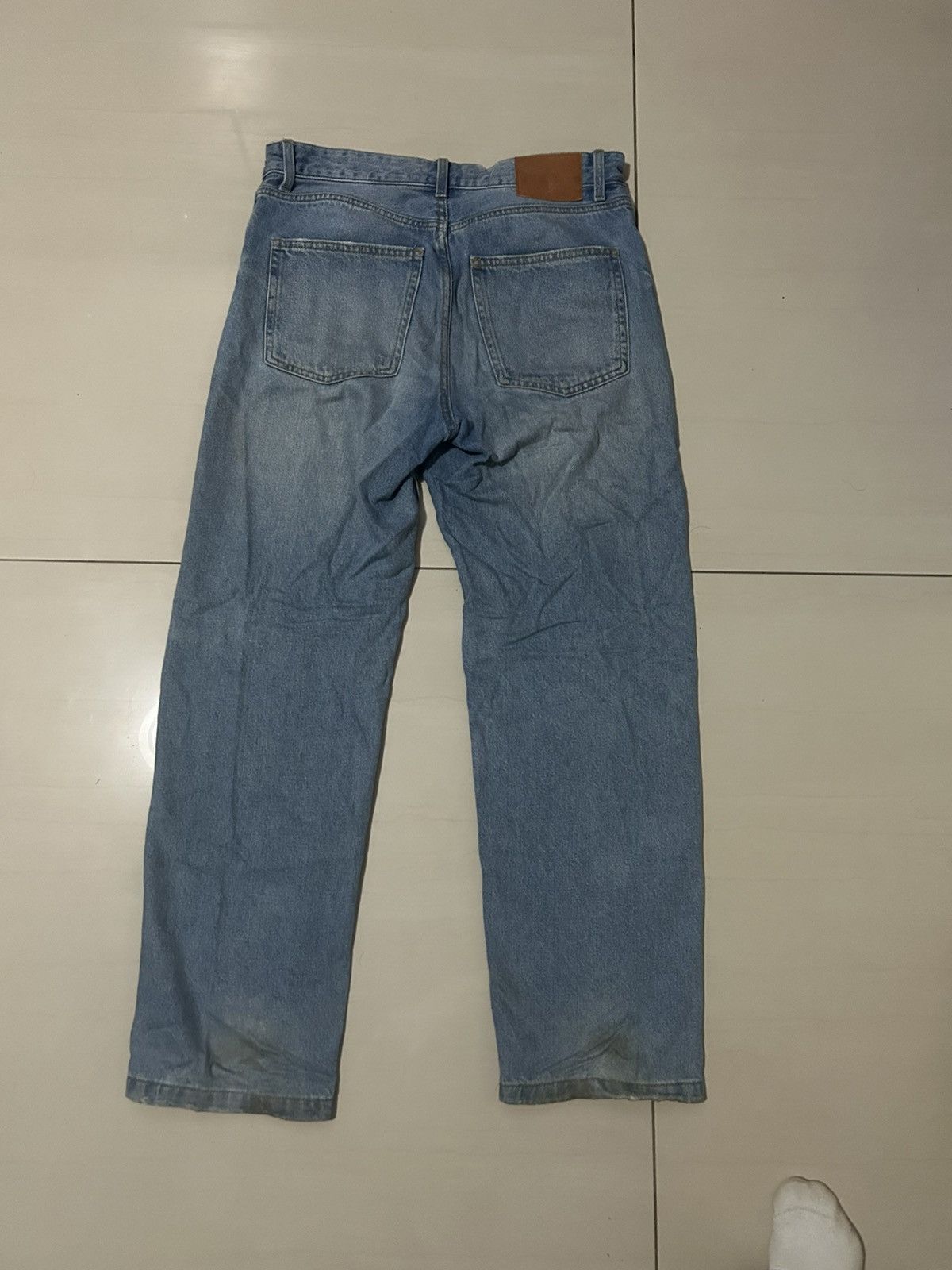 Bershka BERSHKA baggy blue jeans Size US 29 - 4 Thumbnail