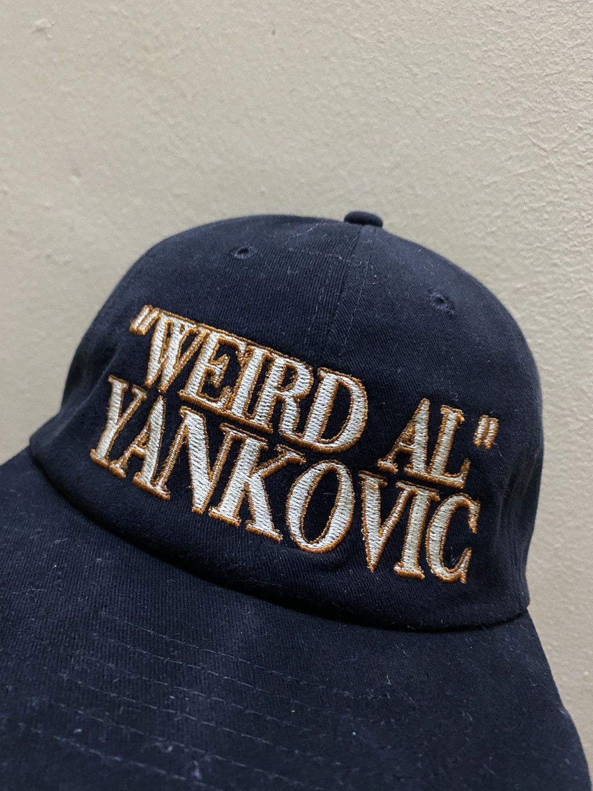Vintage Vintage Weird Al Yankovic KC Caps 90s Strapback Hat Size ONE SIZE - 2 Thumbnail