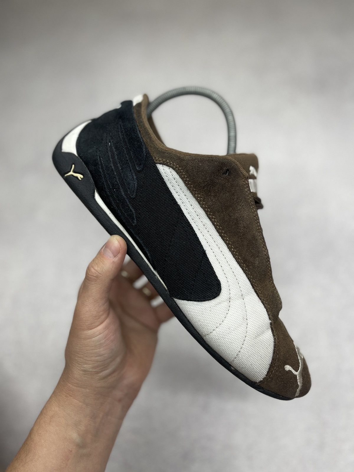 Vintage Puma Speedcat Sneakers Black/Brown Japan Style Y2K