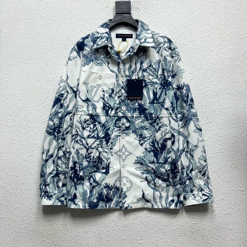 Louis Vuitton Seaweed Logo Jacket