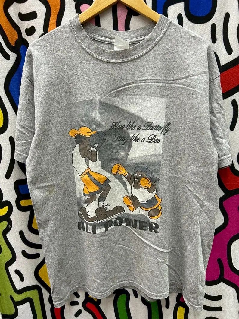 Vintage Vintage 2000s Muhammad Ali tshirt size L Size US L / EU 52-54 / 3 - 2 Thumbnail